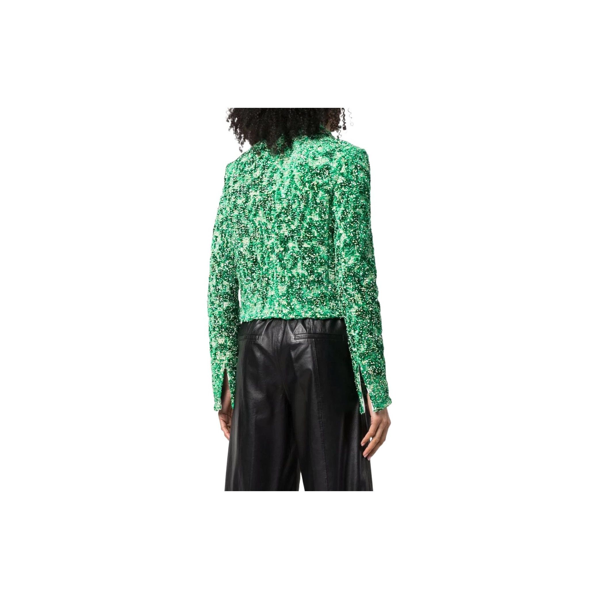 Bottega Veneta Bottega Veneta Green Boucle Jacket Size 40 Size S / US 4 / IT 40 - 9 Thumbnail