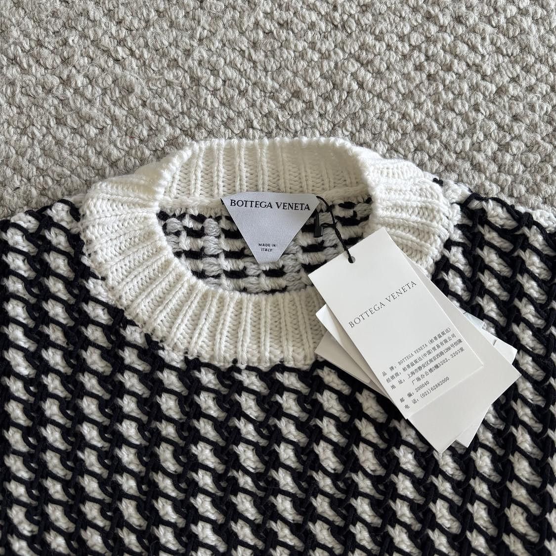 Bottega Veneta Bottega Veneta Textured Knit Sweater Size M Size M / US 6-8 / IT 42-44 - 3 Thumbnail