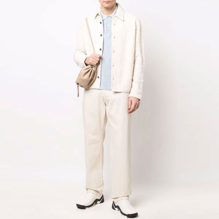 Bottega Veneta Bottega Veneta Textured Button Up Jacket Size L Size US L / EU 52-54 / 3 - 7 Thumbnail