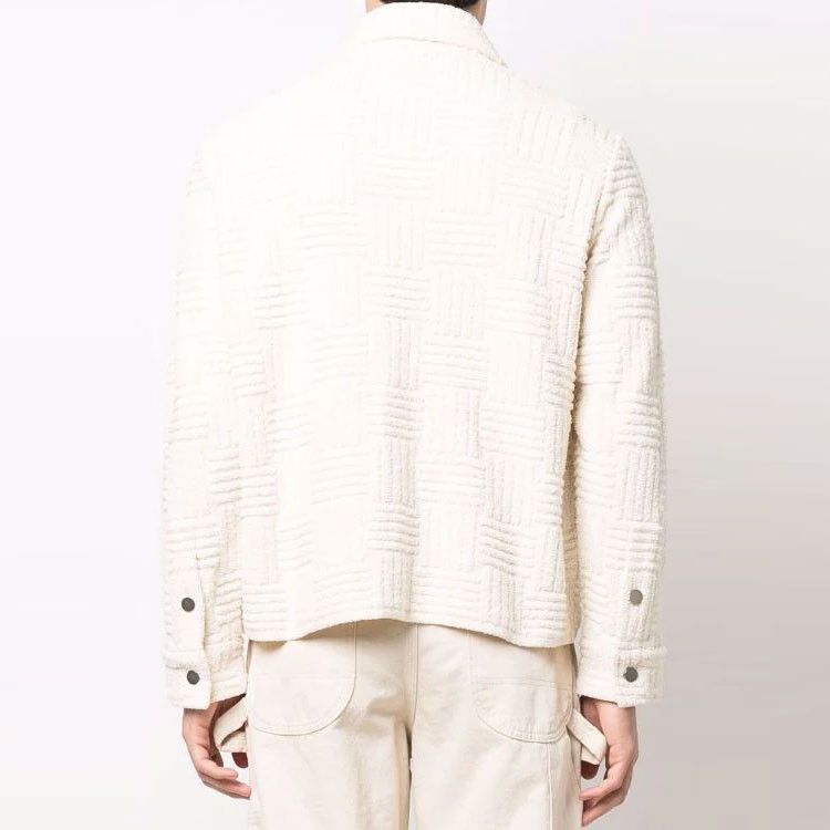 Bottega Veneta Bottega Veneta Textured Button Up Jacket Size L Size US L / EU 52-54 / 3 - 8 Thumbnail