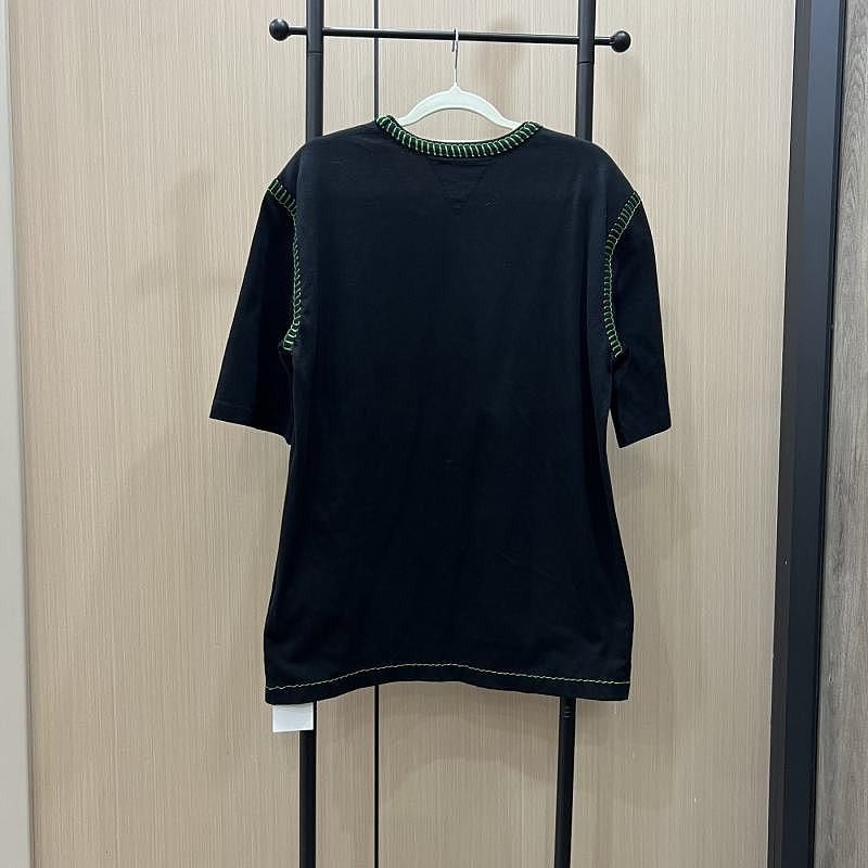 Bottega Veneta Bottega Veneta Green Stitch T-Shirt Size M Size US M / EU 48-50 / 2 - 2 Thumbnail