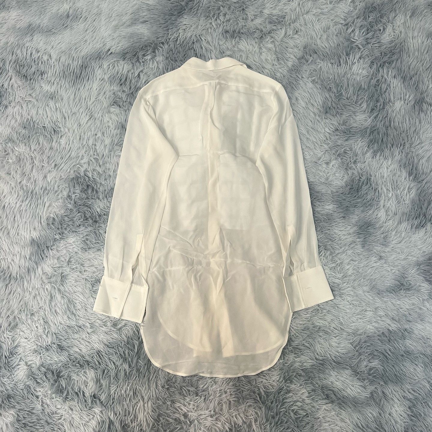 Bottega Veneta Bottega Veneta Quilted Panel Silk Button Up Size 34 Size XXS / US 00 / IT 34 - 2 Thumbnail