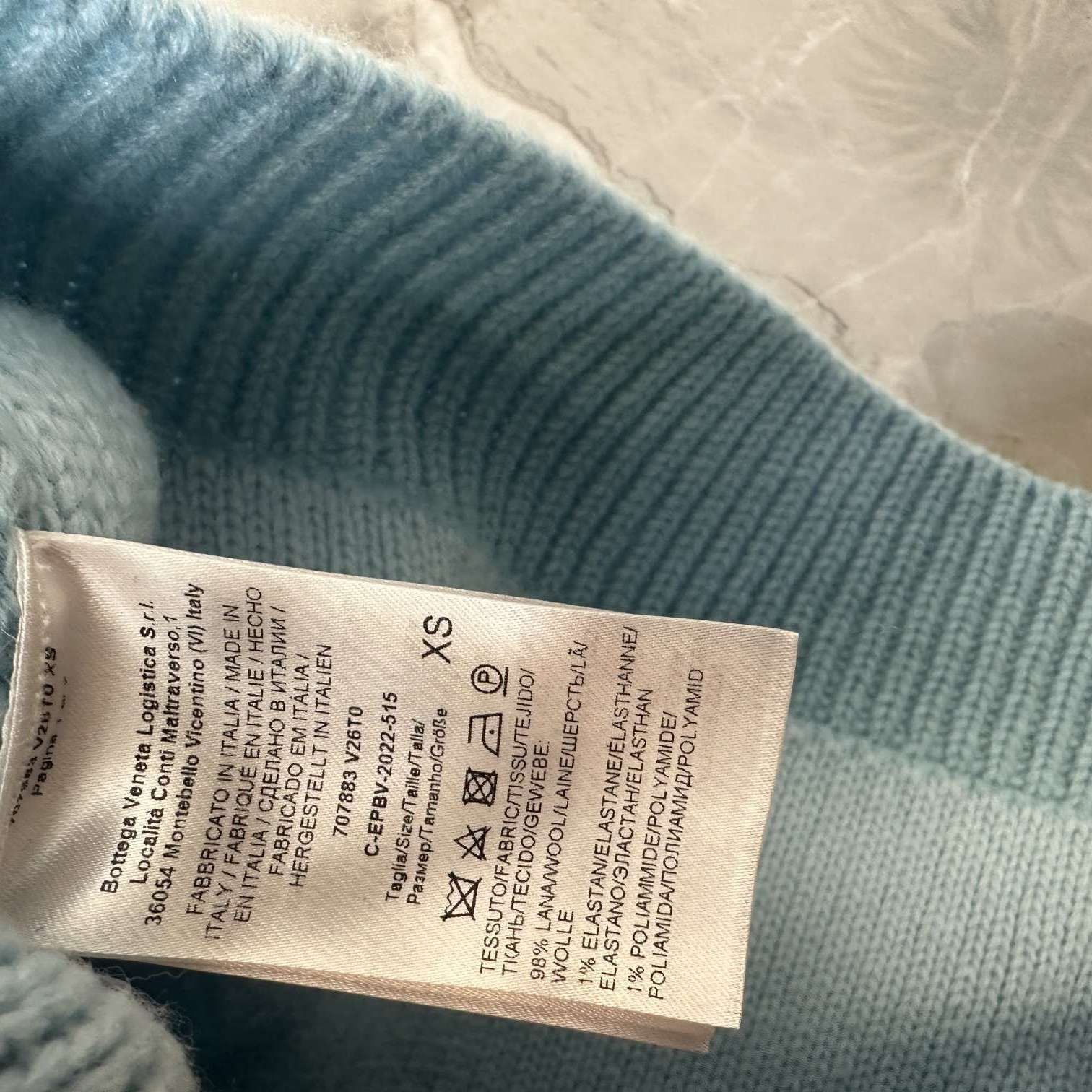 Bottega Veneta Bottega Veneta Textured Letter Sweater Size XS Size XS / US 0-2 / IT 36-38 - 4 Thumbnail