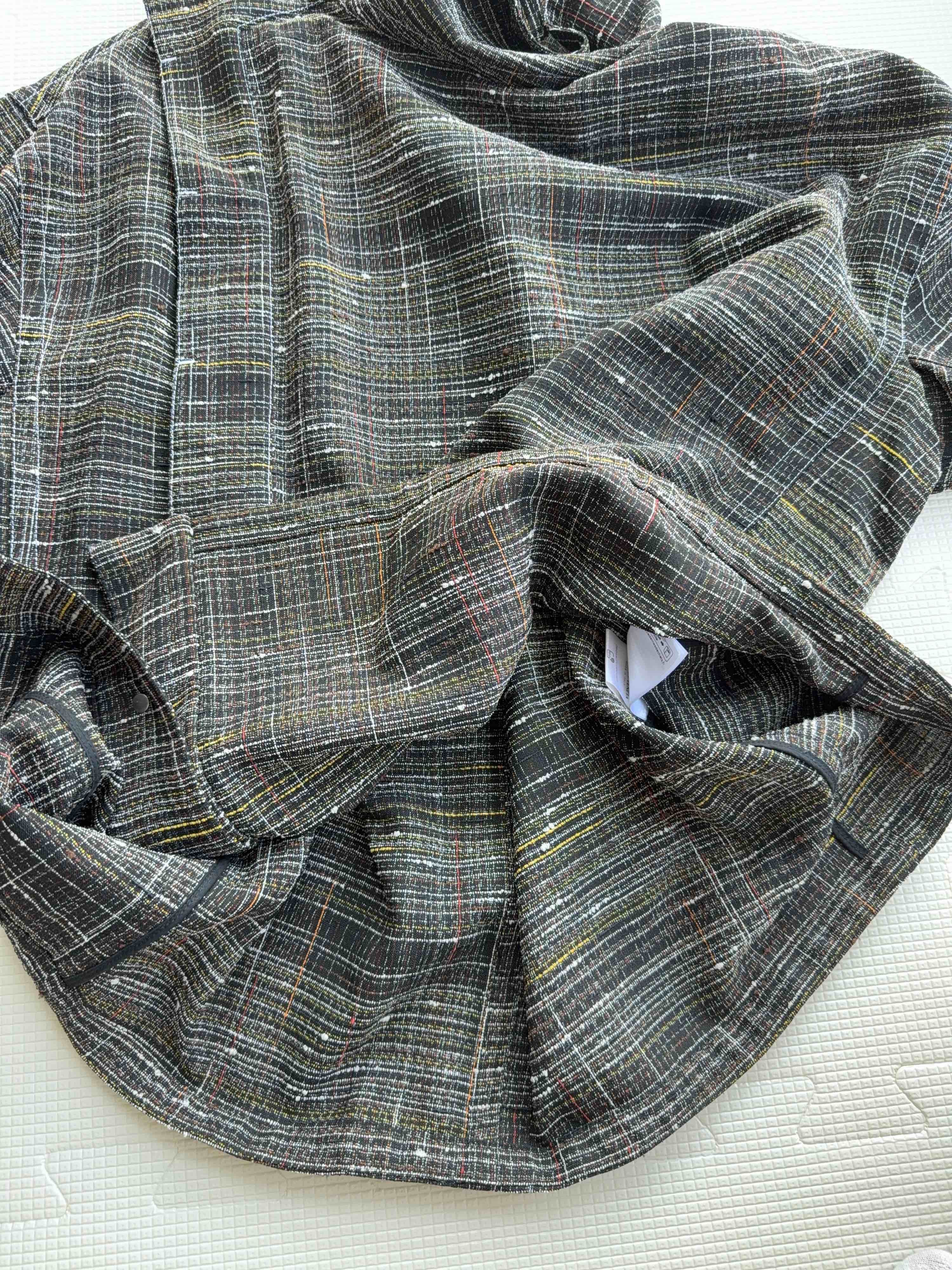 Bottega Veneta Bottega Veneta Mixed Texture Snap Button Shirt Size S Size US S / EU 44-46 / 1 - 8 Thumbnail