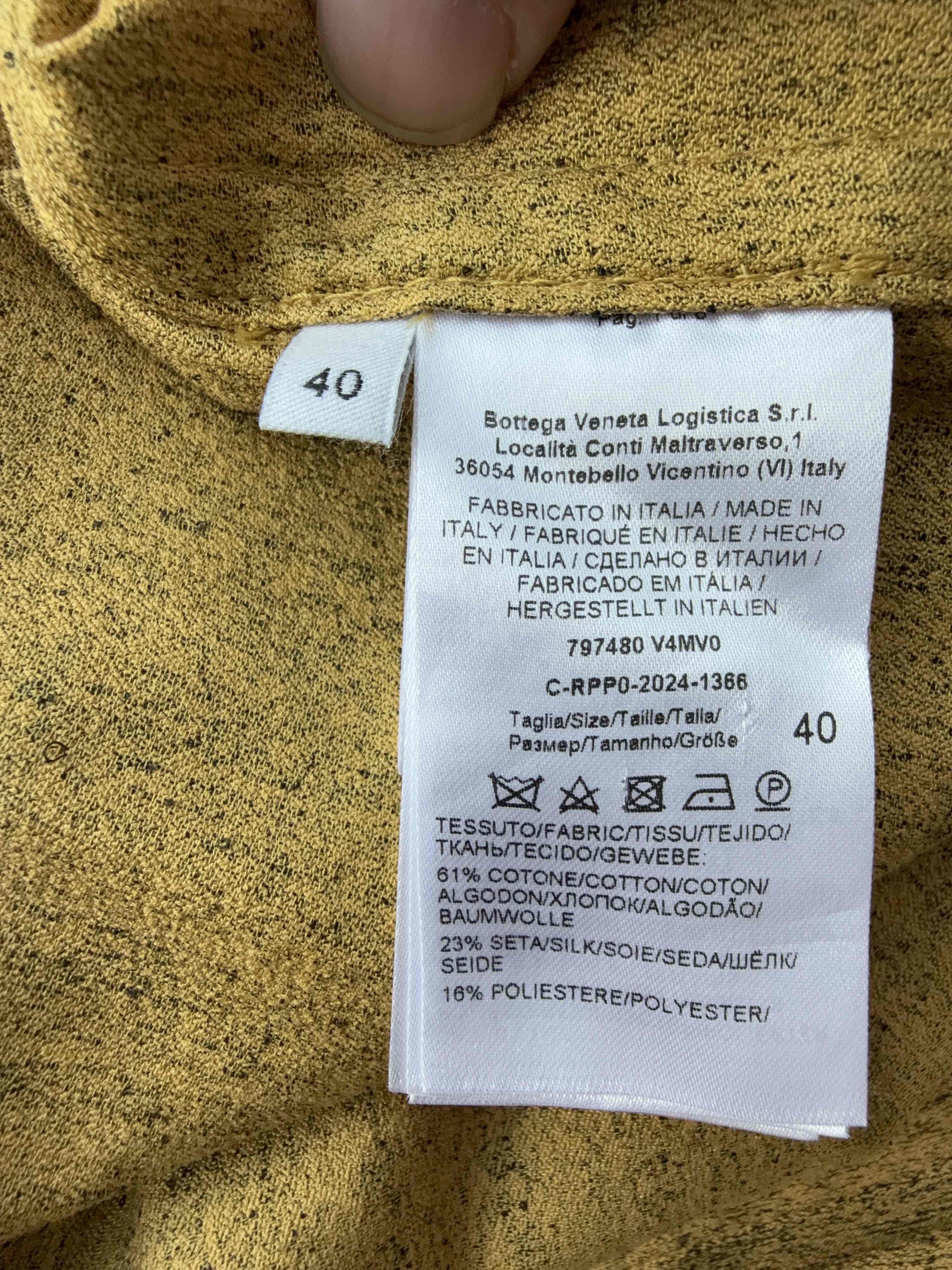 Bottega Veneta Bottega Veneta Texture Button Up Shirt Size 40 Size S / US 4 / IT 40 - 4 Thumbnail