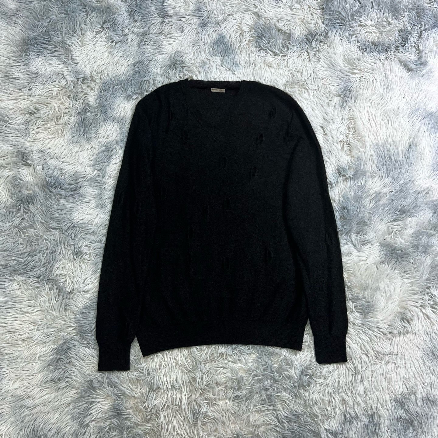 Bottega Veneta Bottega Veneta Distressed Mohair Sweater Size M Size US M / EU 48-50 / 2 - 6 Thumbnail