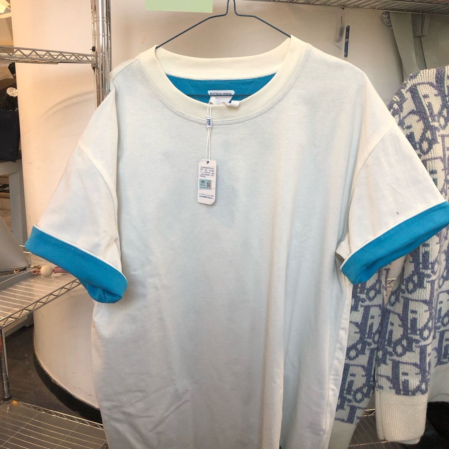 Bottega Veneta Bottega Veneta Contrast Trim T-Shirt Size S Size US S / EU 44-46 / 1 - 6 Thumbnail