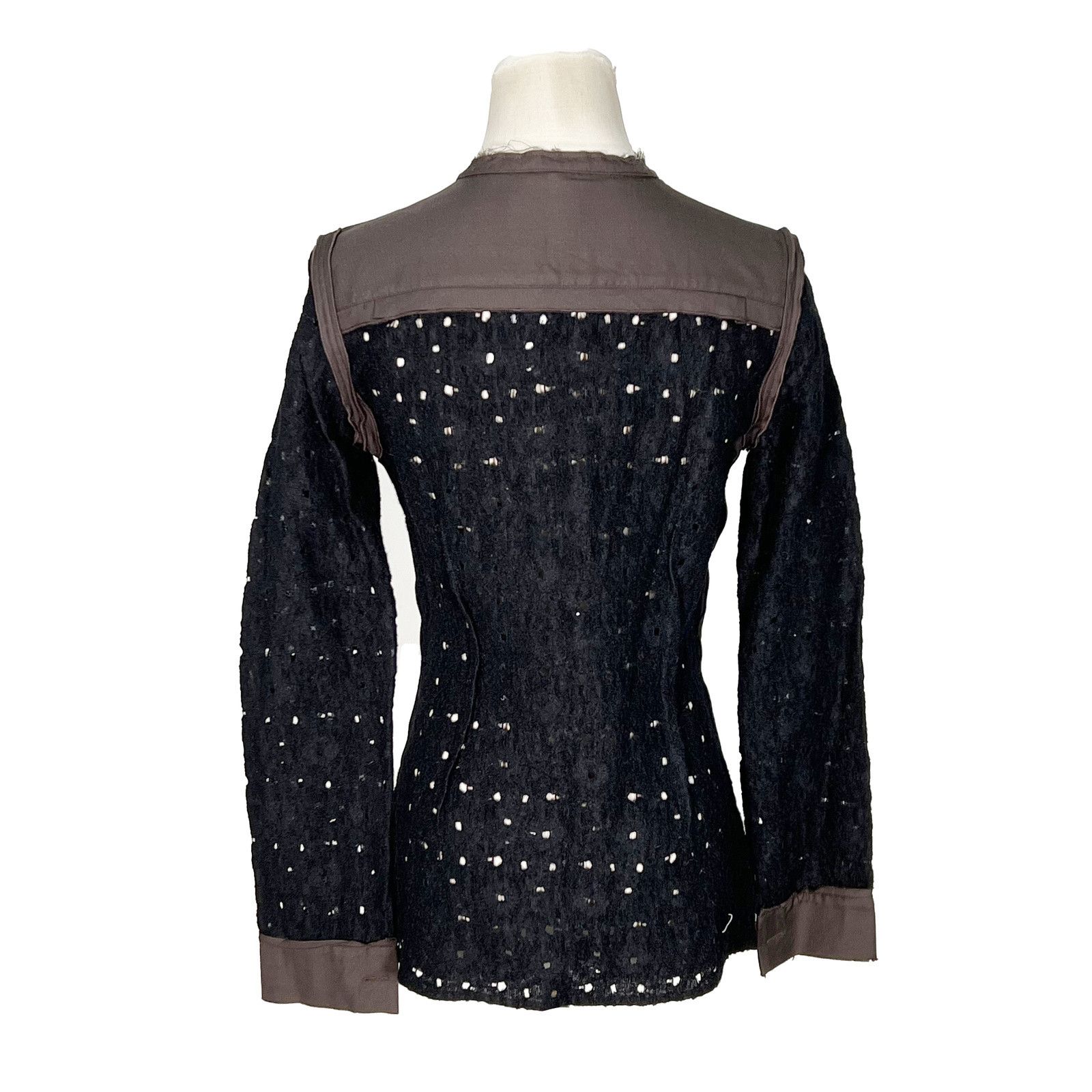 Bottega Veneta Bottega Veneta Perforated Blouse Size 38 Size XS / US 0-2 / IT 36-38 - 2 Thumbnail