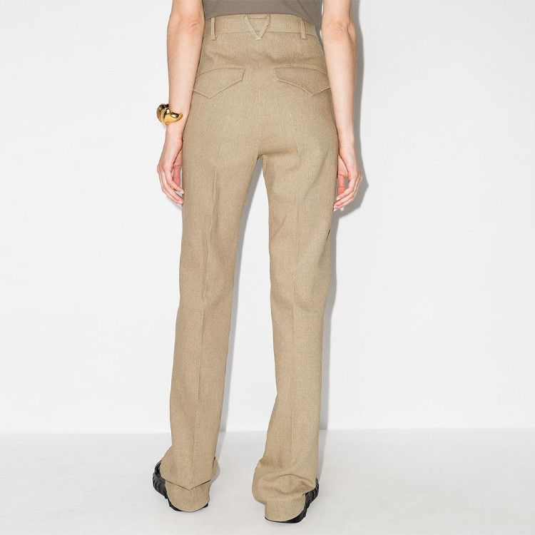 Bottega Veneta Bottega Veneta Beige Linen Blend Pants Size 34 Size 24" / US 00 / IT 34 - 8 Thumbnail