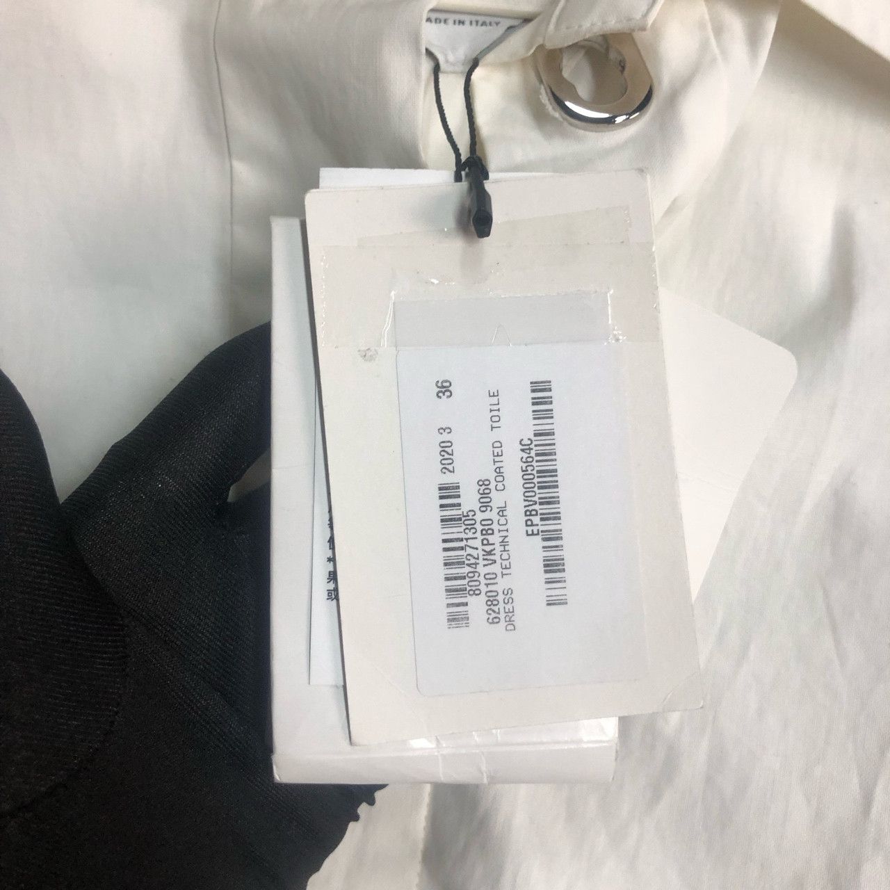 Bottega Veneta Bottega Veneta White Technical Coated Toile Dress Size 36 Size XS / US 0-2 / IT 36-38 - 6 Thumbnail