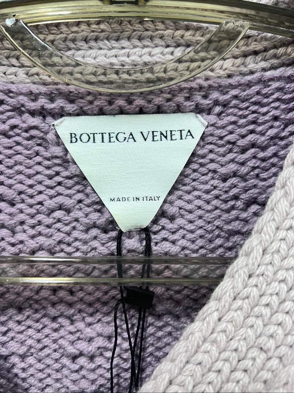 Bottega Veneta Bottega Veneta Lavender Wool Cashmere Cardigan Size XS Size XS / US 0-2 / IT 36-38 - 3 Thumbnail