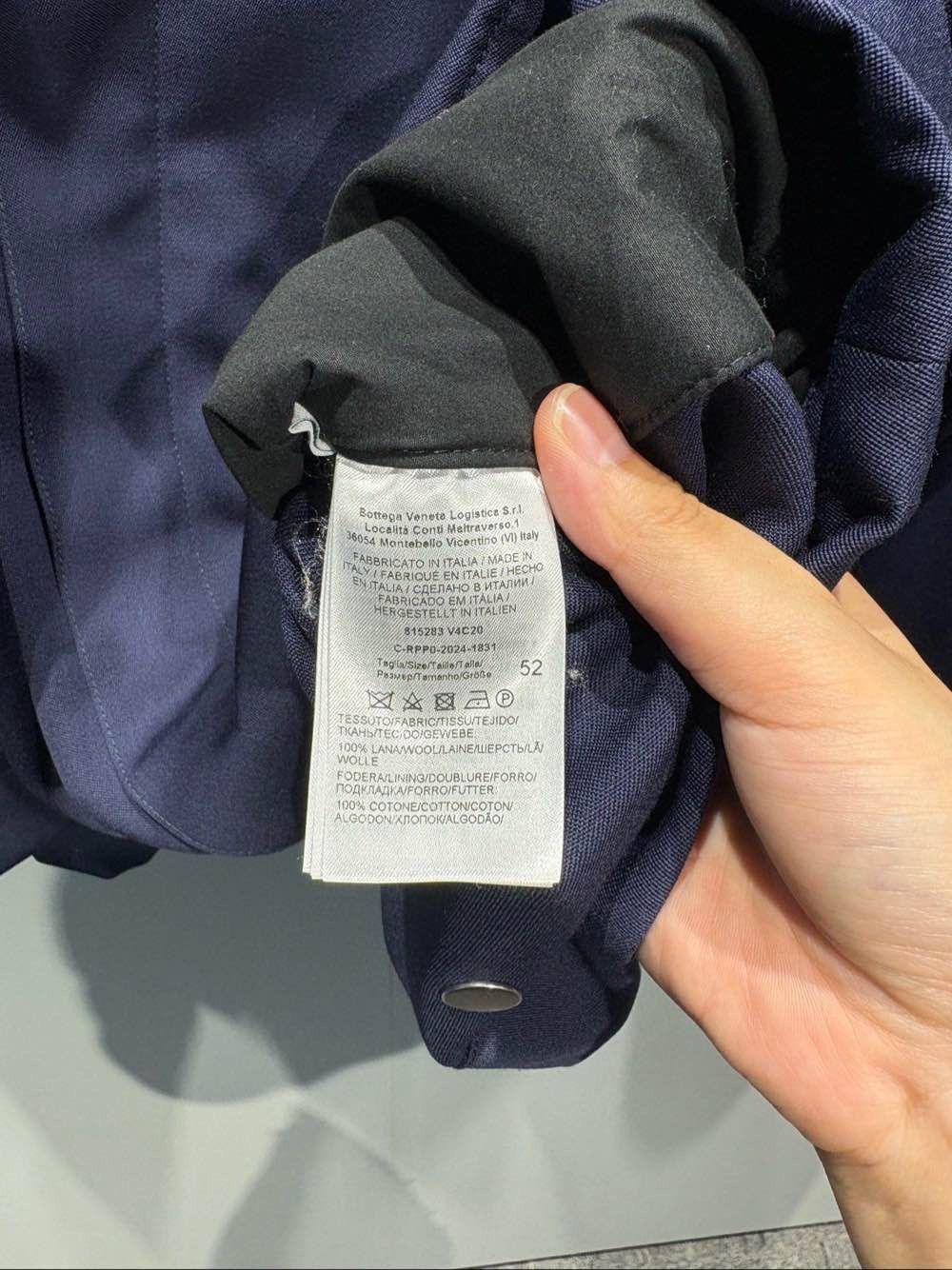 Bottega Veneta Bottega Veneta Wool Jacket Size L Size US L / EU 52-54 / 3 - 4 Thumbnail