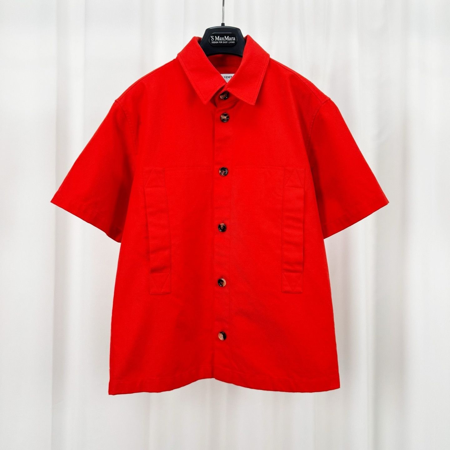 Bottega Veneta Bottega Veneta Red Short Sleeve Shirt Size 46 Size US S / EU 44-46 / 1 - 5 Thumbnail