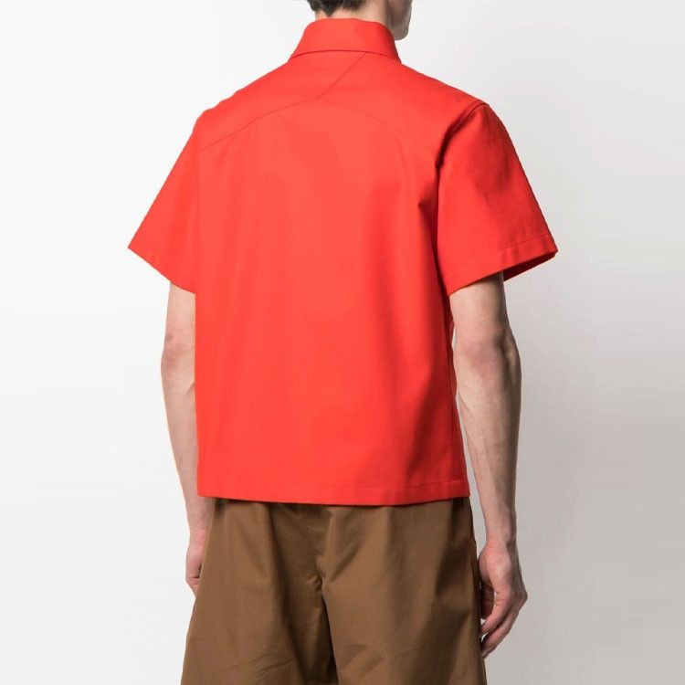 Bottega Veneta Bottega Veneta Red Short Sleeve Shirt Size 46 Size US S / EU 44-46 / 1 - 11 Thumbnail