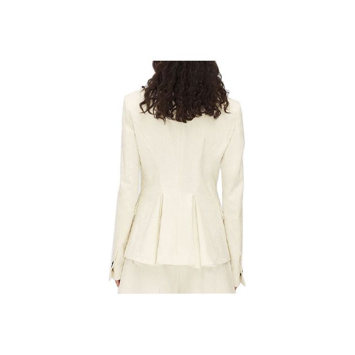 Bottega Veneta Bottega Veneta Linen Scoop Neck Blazer Size IT 36 Size XS / US 0-2 / IT 36-38 - 9 Thumbnail