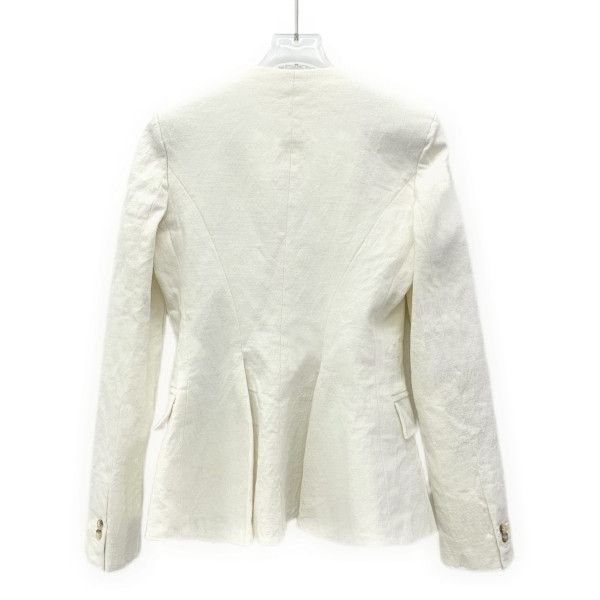 Bottega Veneta Bottega Veneta Linen Scoop Neck Blazer Size IT 36 Size XS / US 0-2 / IT 36-38 - 2 Thumbnail