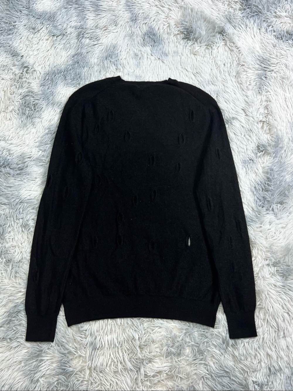 Bottega Veneta Bottega Veneta Distressed Mohair Sweater Size M Size US M / EU 48-50 / 2 - 2 Thumbnail