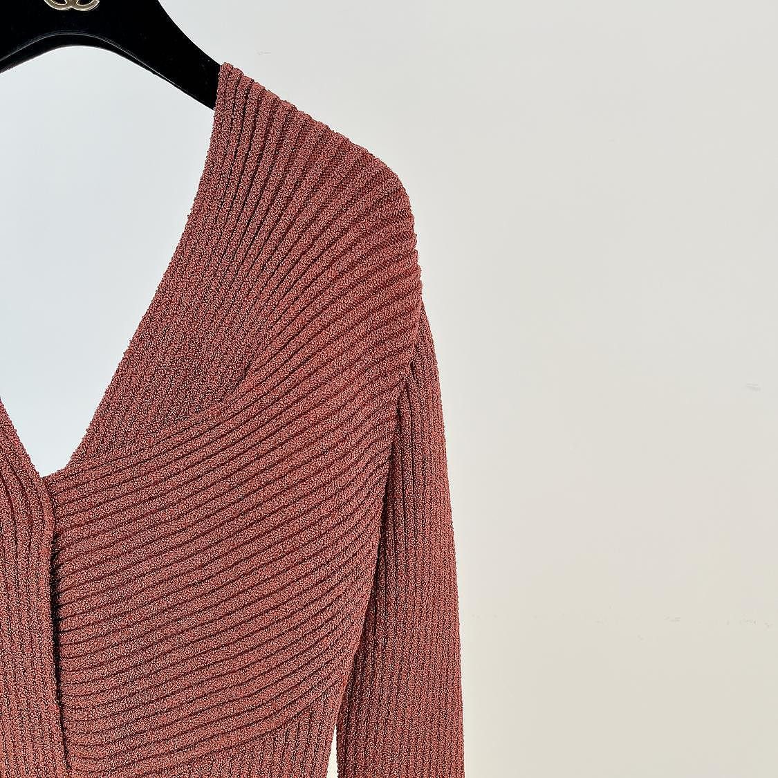 Bottega Veneta Bottega Veneta Silk Blend Knit Mini Dress Size 38 Size XS / US 0-2 / IT 36-38 - 6 Thumbnail