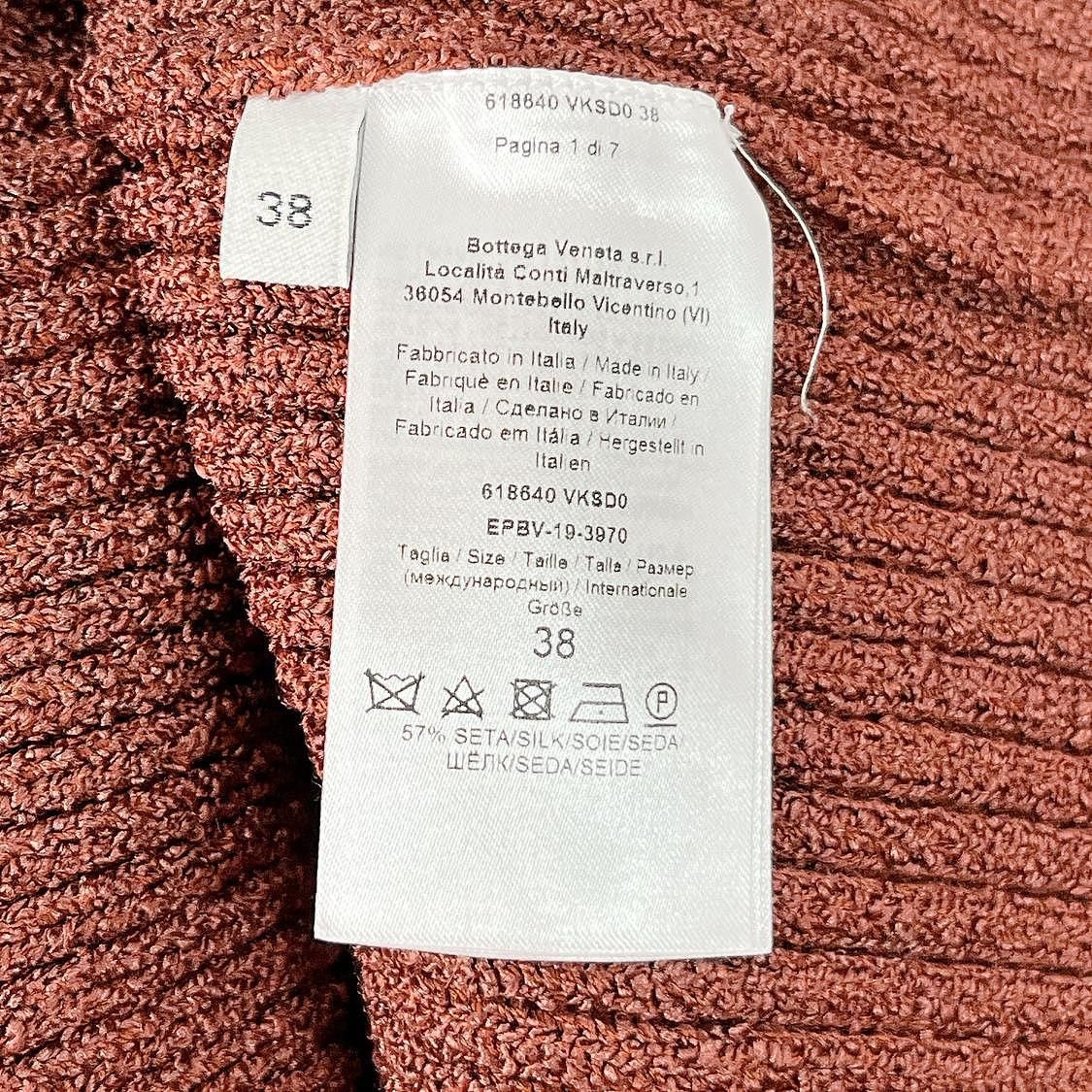 Bottega Veneta Bottega Veneta Silk Blend Knit Mini Dress Size 38 Size XS / US 0-2 / IT 36-38 - 4 Thumbnail