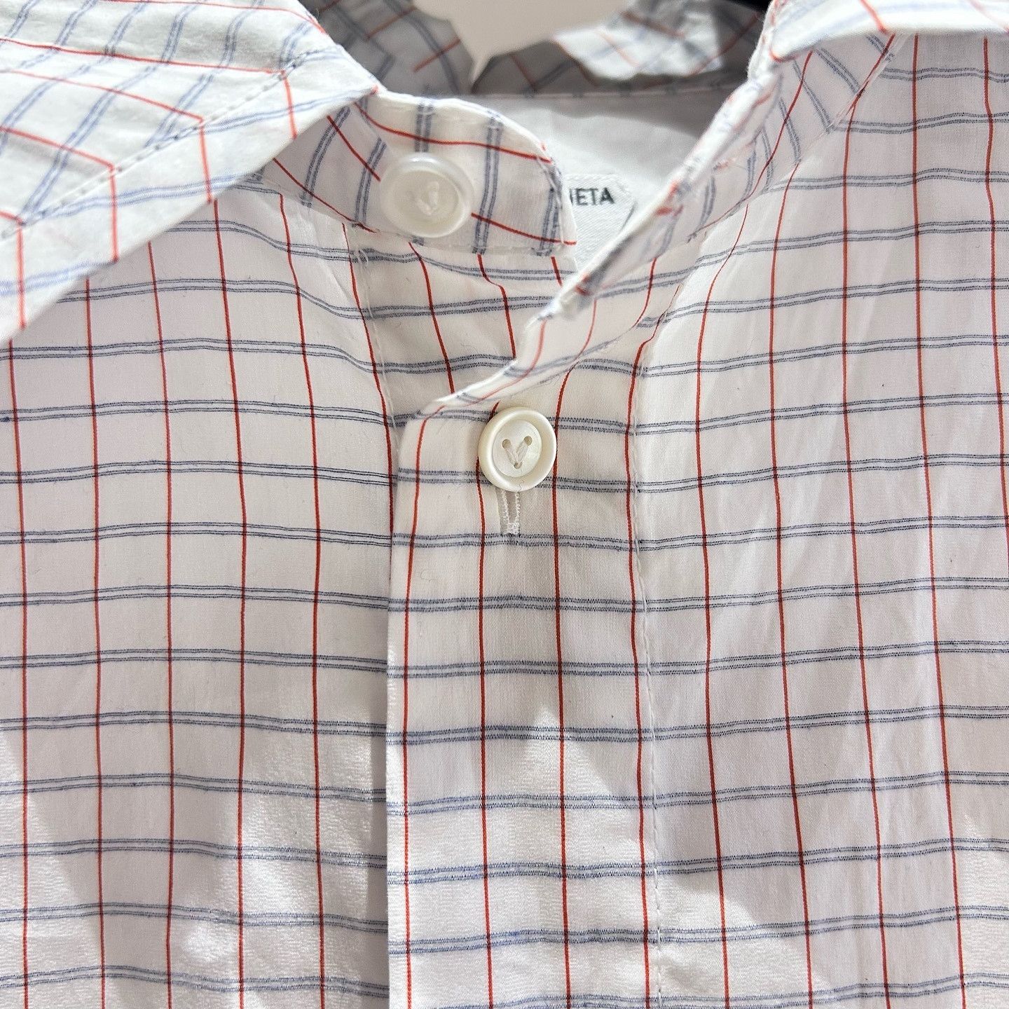 Bottega Veneta Bottega Veneta Plaid Long Sleeve Button Up Shirt Size 36 Size XS / US 0-2 / IT 36-38 - 5 Thumbnail