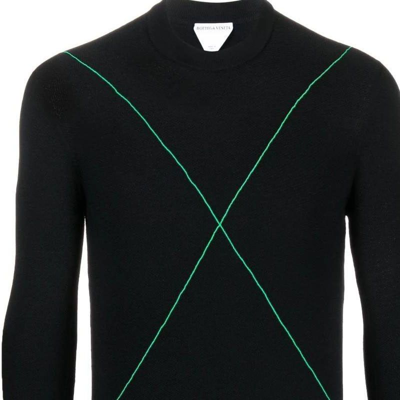 Bottega Veneta Bottega Veneta Green Stitch Sweater Size XS Size US XS / EU 42 / 0 - 12 Thumbnail