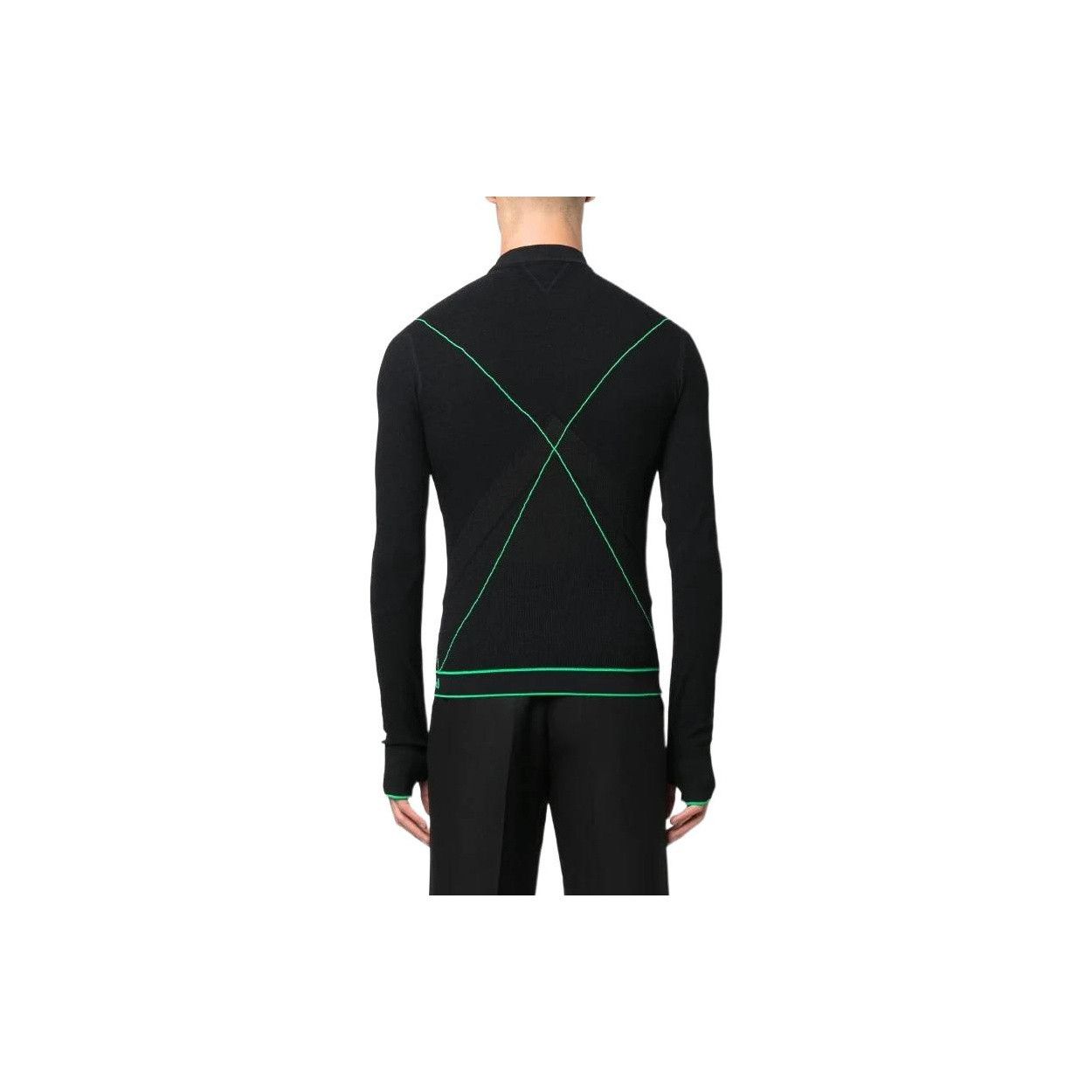 Bottega Veneta Bottega Veneta Green Stitch Sweater Size XS Size US XS / EU 42 / 0 - 11 Thumbnail