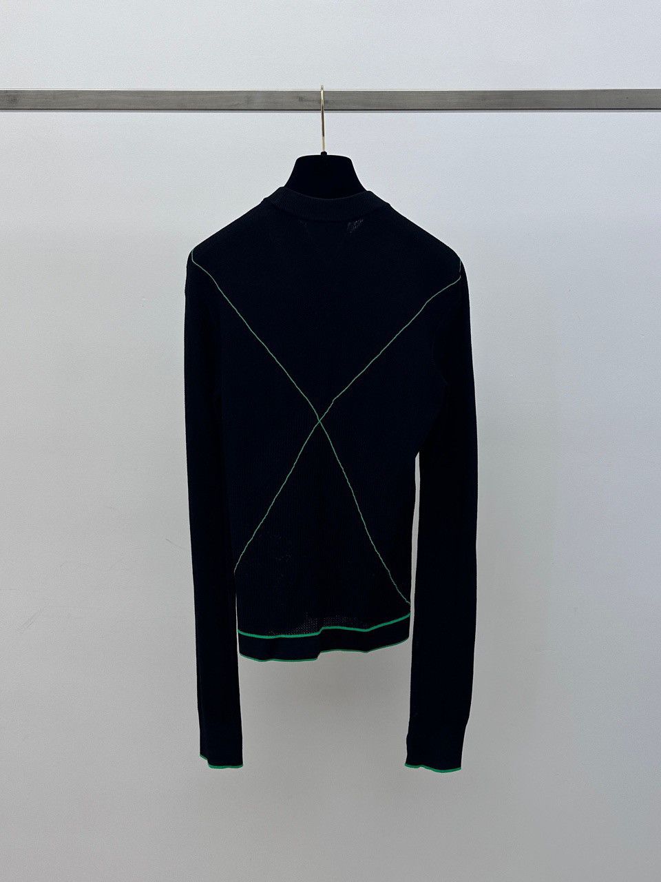 Bottega Veneta Bottega Veneta Green Stitch Sweater Size XS Size US XS / EU 42 / 0 - 2 Thumbnail