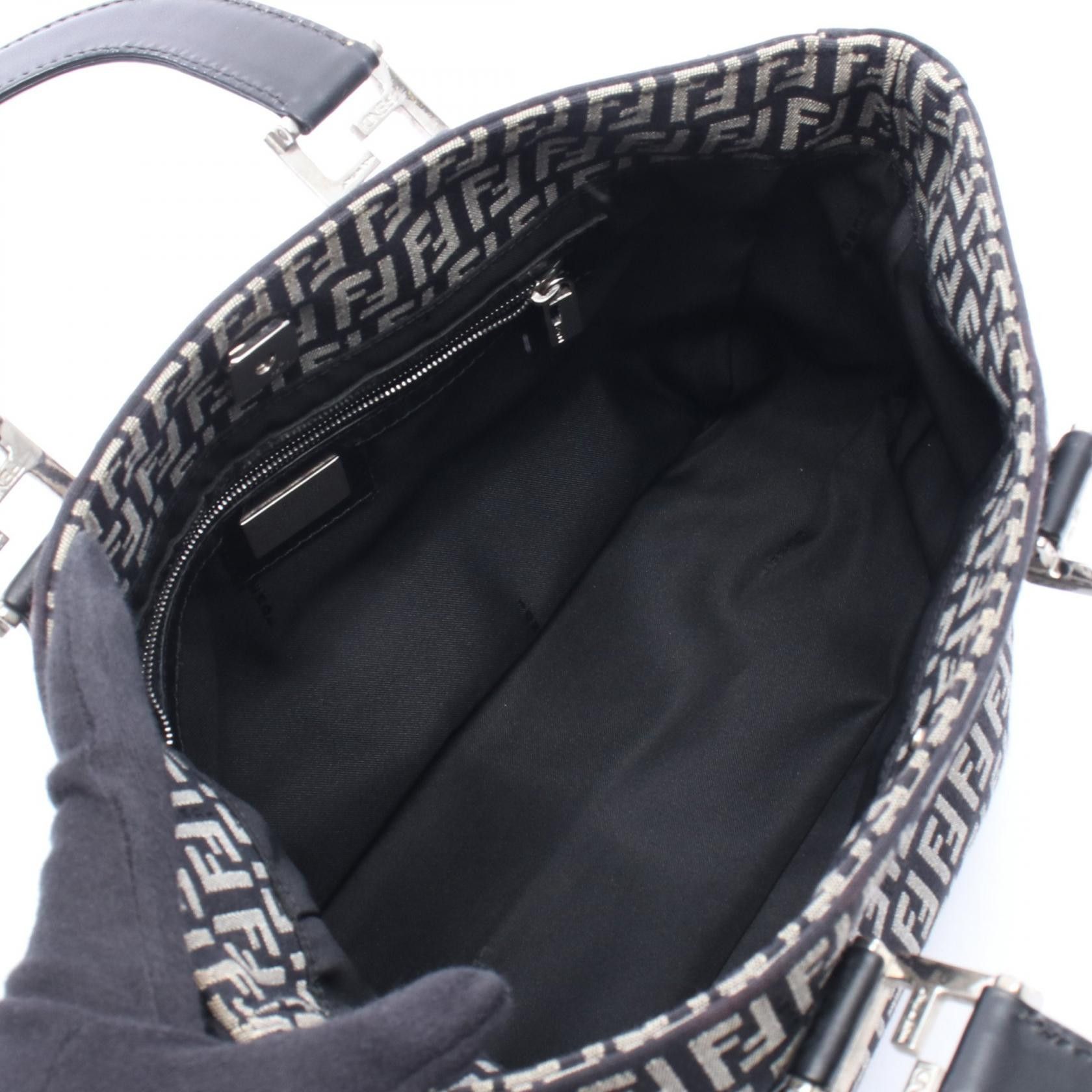 Fendi Fendi FENDI Zucca Canvas Leather Tote Bag Textile Tote Bag DUTY FREE for USA Size ONE SIZE - 3 Thumbnail