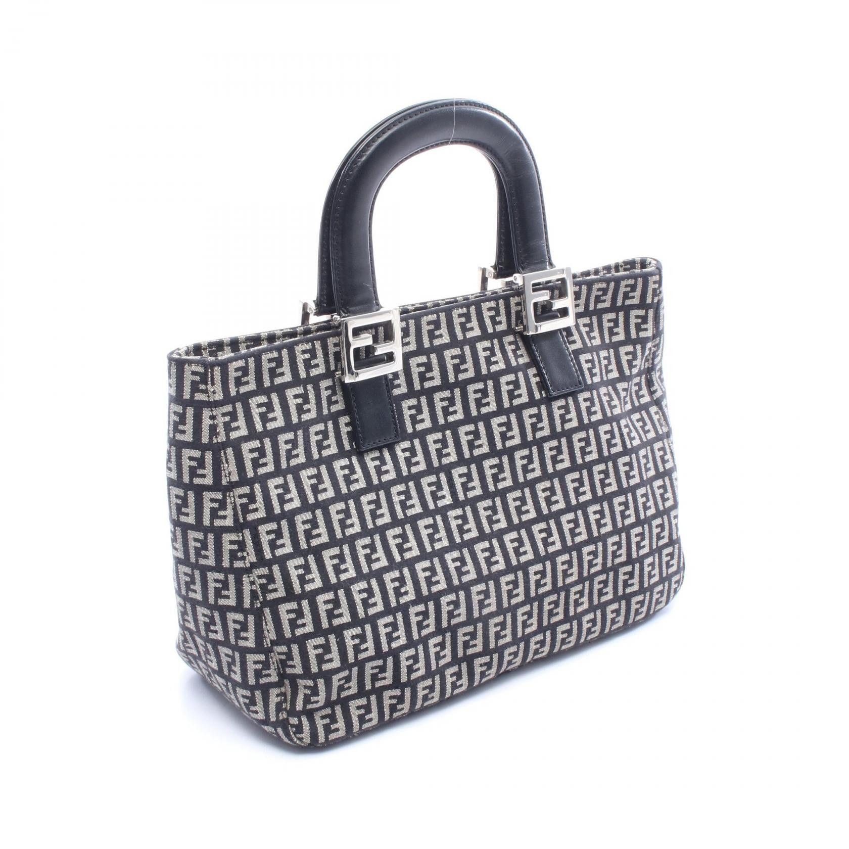 Fendi Fendi FENDI Zucca Canvas Leather Tote Bag Textile Tote Bag DUTY FREE for USA Size ONE SIZE - 2 Thumbnail
