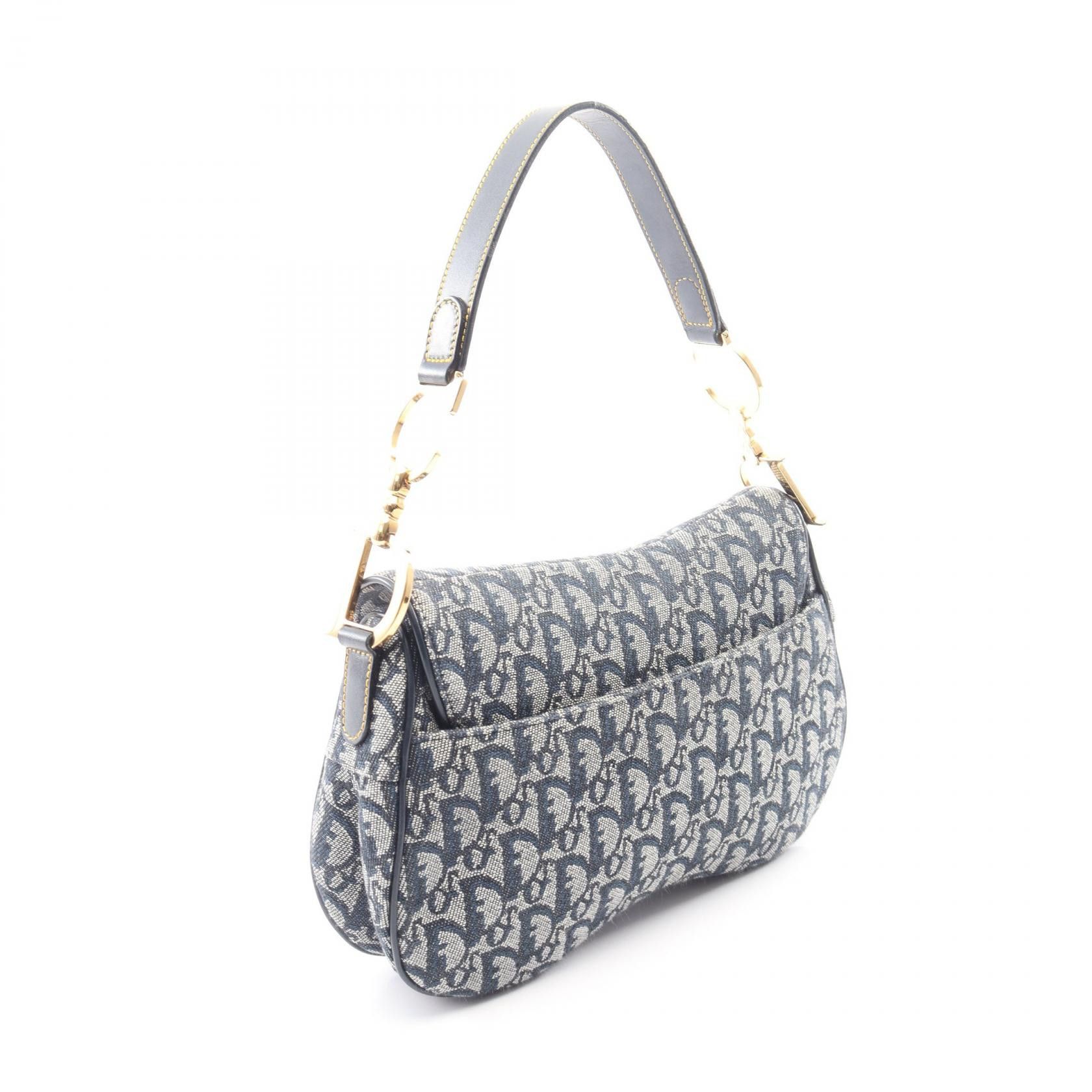 Dior Dior Christian Dior Trotter Canvas Leather Handbag Leather Handbag DUTY FREE for USA Size ONE SIZE - 2 Thumbnail
