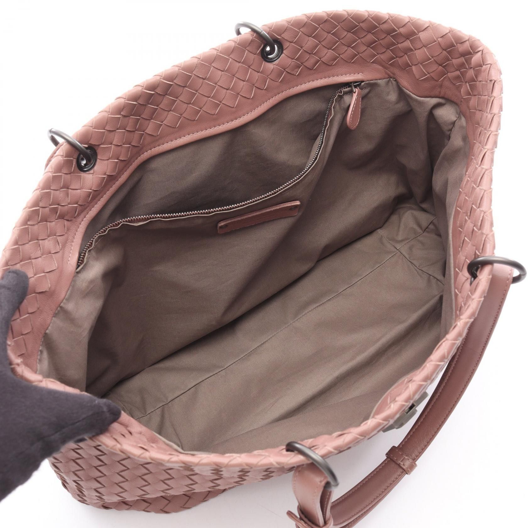 Bottega Veneta Bottega Veneta Bottega Veneta Intrecciato Leather Tote Bag Leather Tote Bag DUTY FREE for USA Size ONE SIZE - 3 Thumbnail