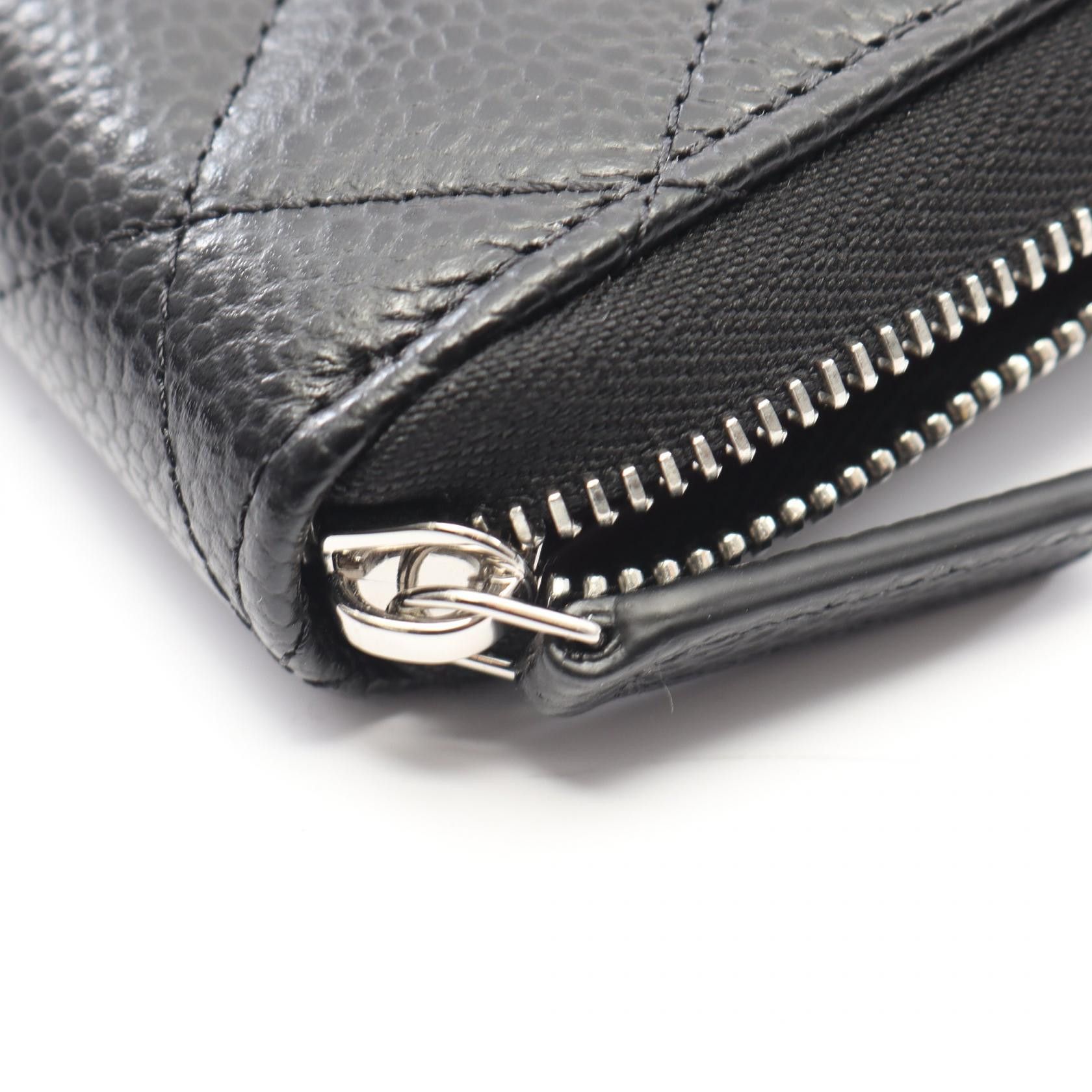 Chanel Chanel Chanel Classic Long Zip Wallet Grained Calfskin Long Wallet Leather Long Wallet DUTY FREE for USA Size ONE SIZE - 6 Thumbnail