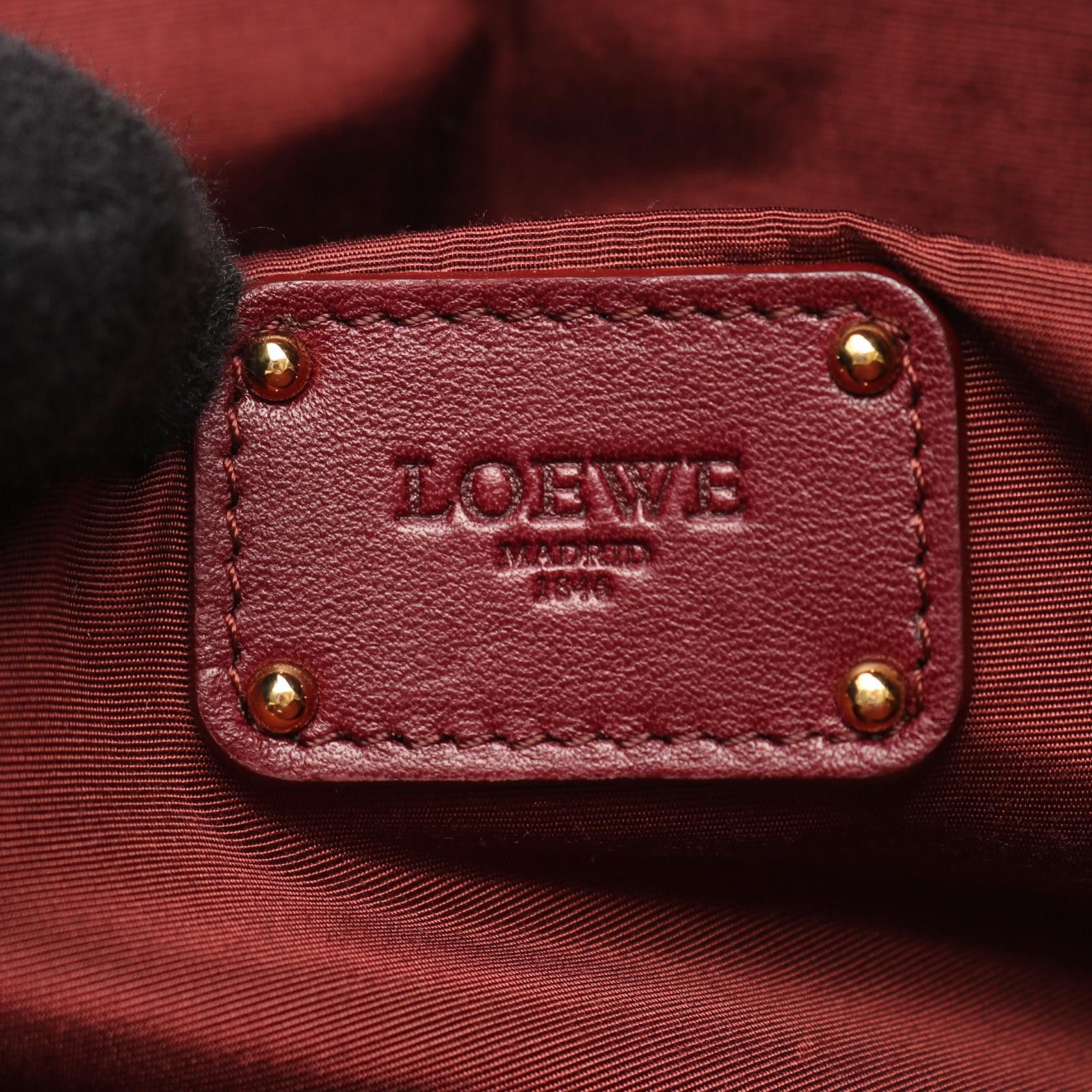 Loewe Loewe Loewe Amazona 36 Canvas Leather Handbag Textile Handbag DUTY FREE for USA Size ONE SIZE - 4 Thumbnail