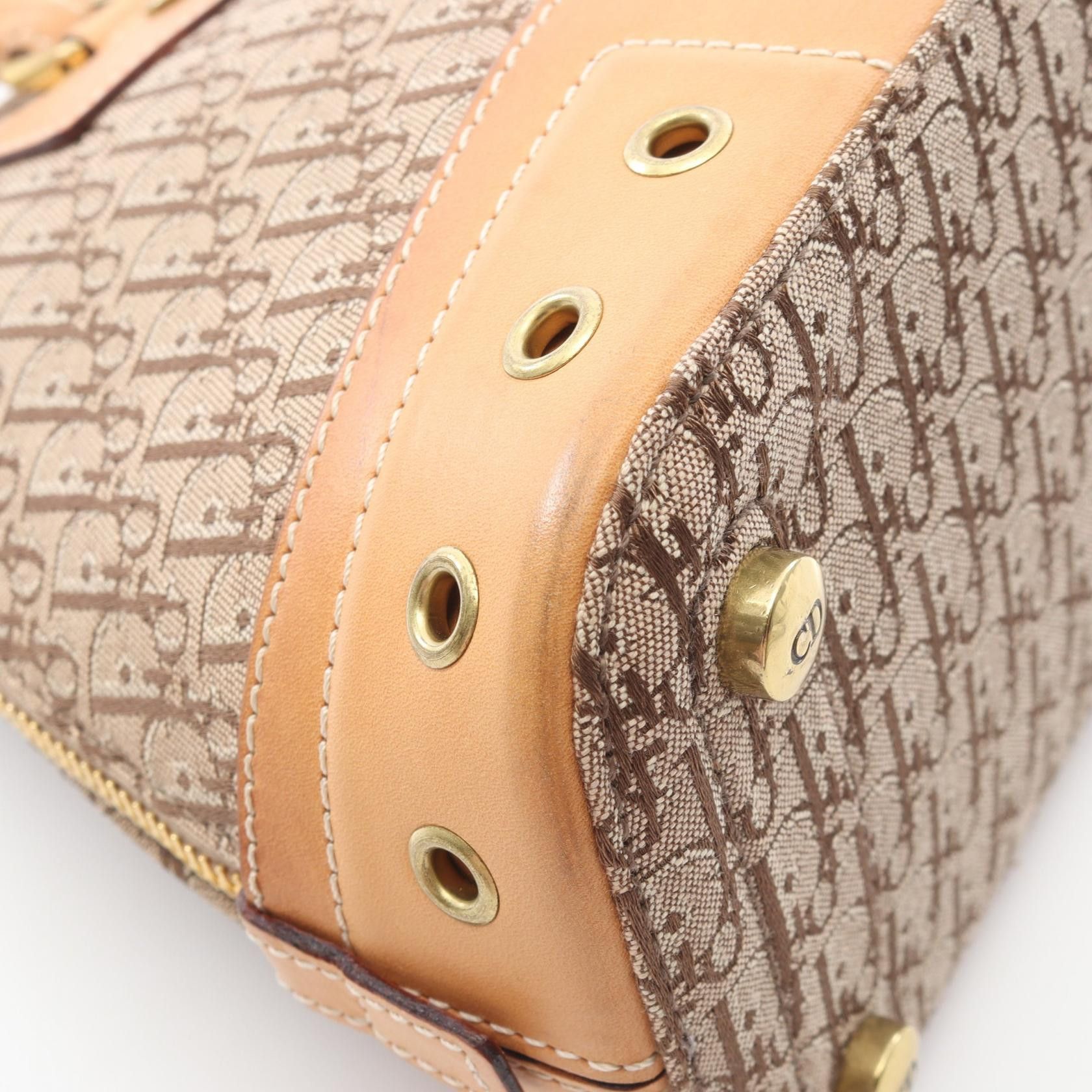 Dior Dior Dior Street Chic Trotter Canvas Leather Handbag Leather Handbag DUTY FREE for USA Size ONE SIZE - 9 Thumbnail