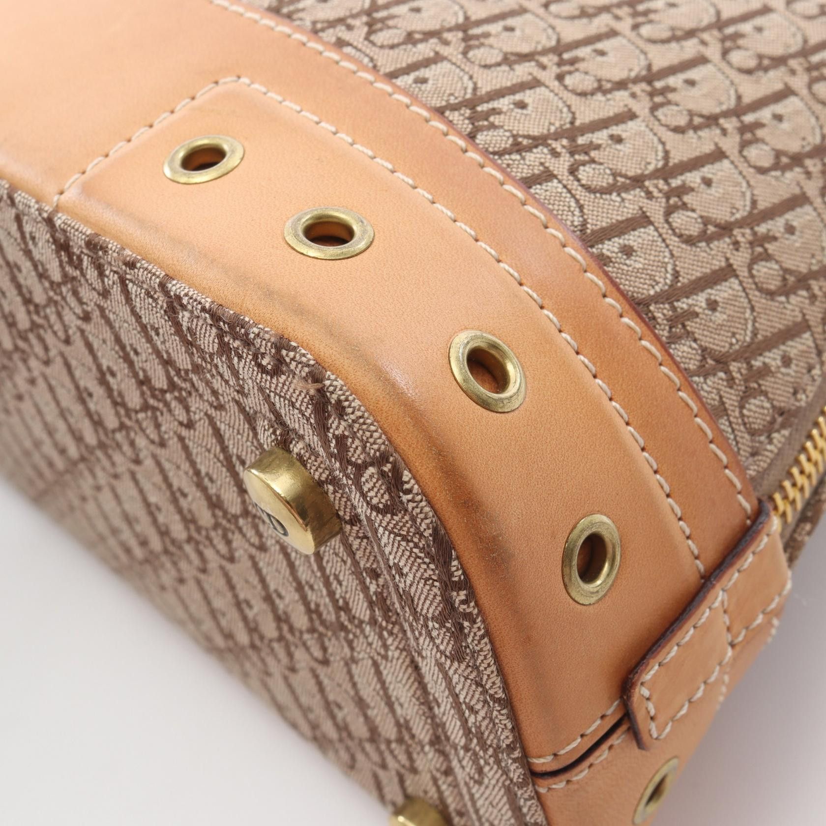 Dior Dior Dior Street Chic Trotter Canvas Leather Handbag Leather Handbag DUTY FREE for USA Size ONE SIZE - 8 Thumbnail