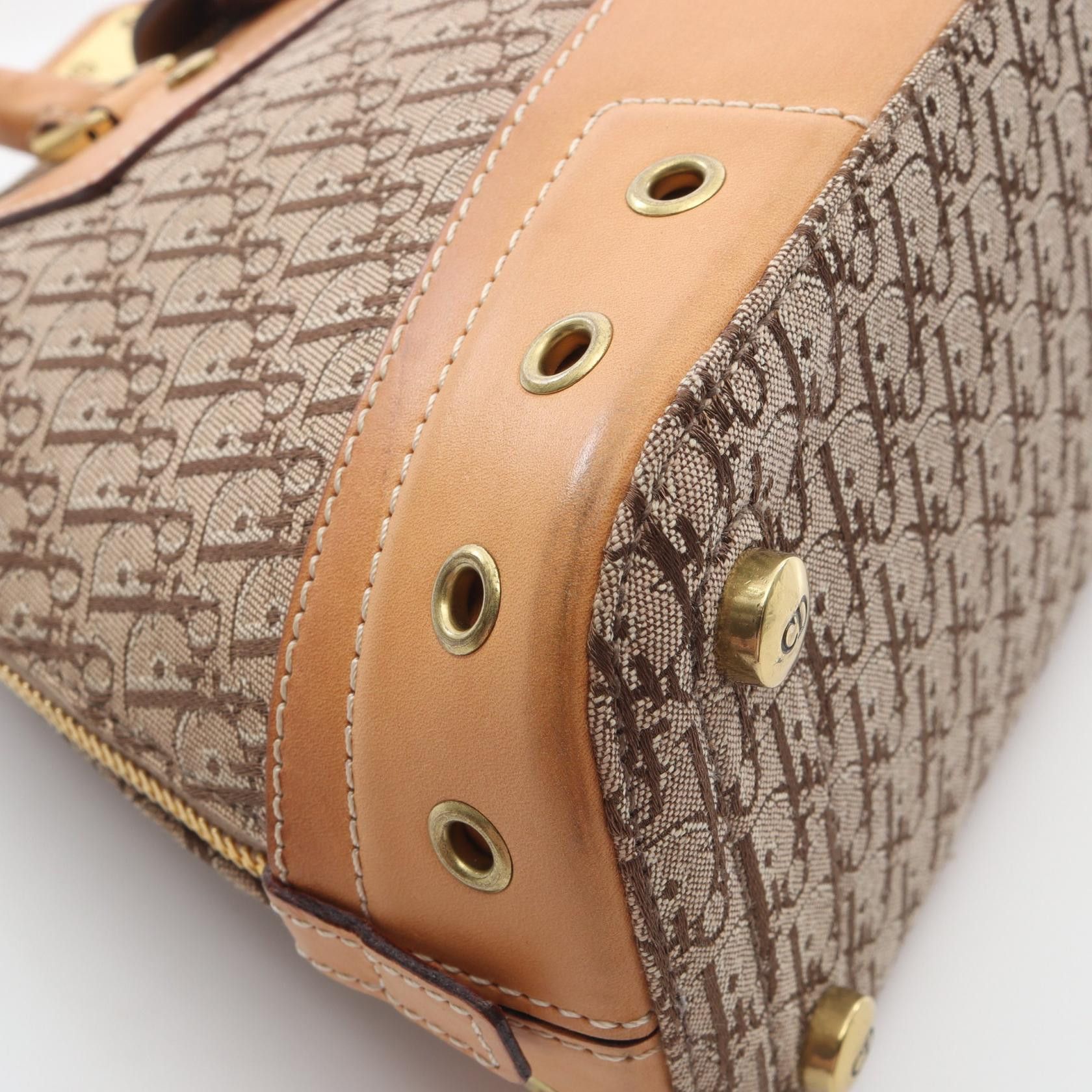 Dior Dior Dior Street Chic Trotter Canvas Leather Handbag Leather Handbag DUTY FREE for USA Size ONE SIZE - 7 Thumbnail