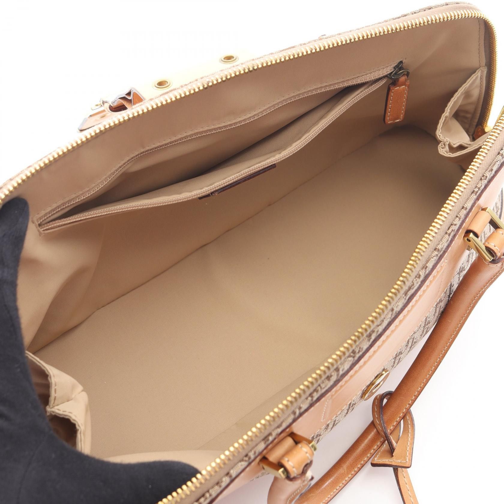 Dior Dior Dior Street Chic Trotter Canvas Leather Handbag Leather Handbag DUTY FREE for USA Size ONE SIZE - 3 Thumbnail