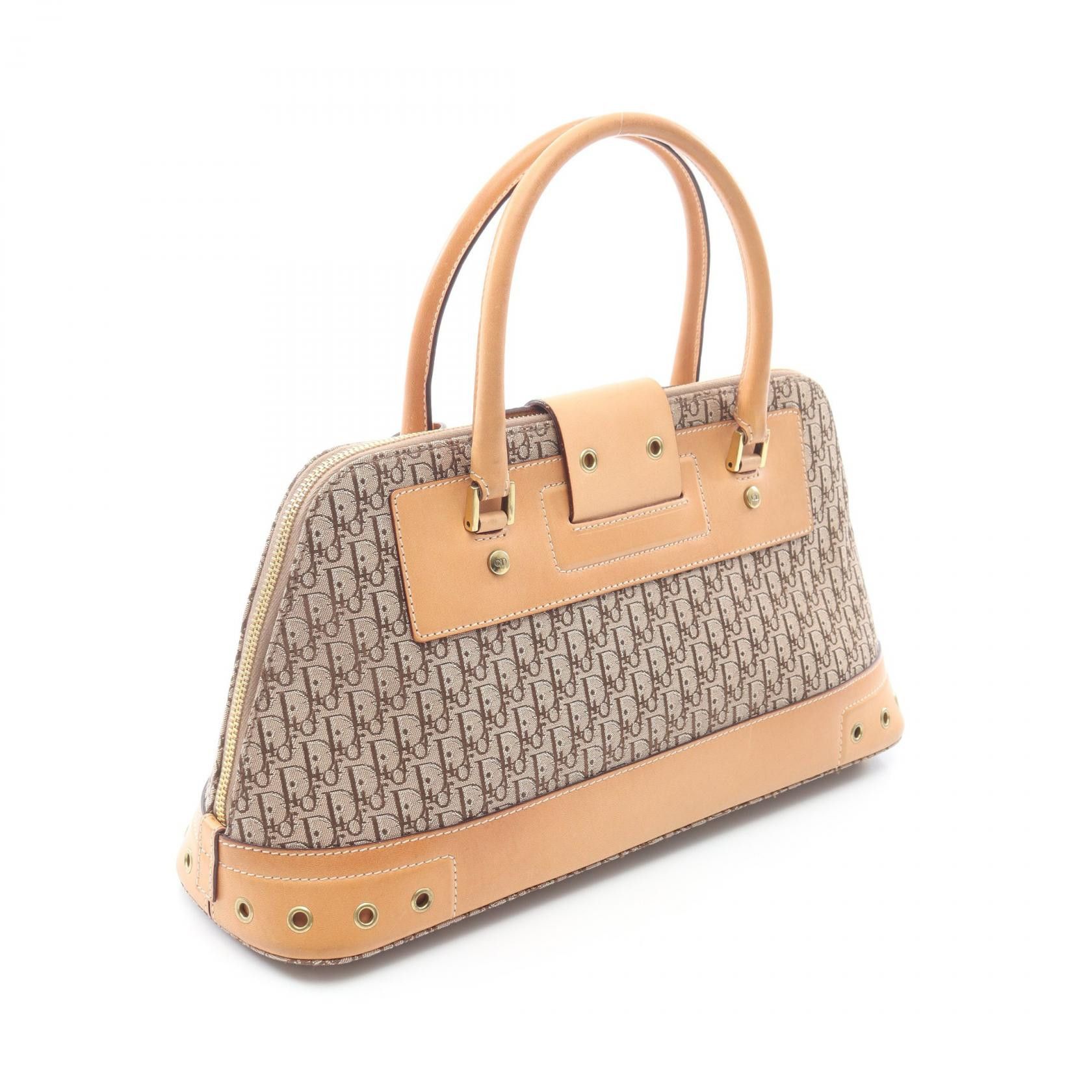 Dior Dior Dior Street Chic Trotter Canvas Leather Handbag Leather Handbag DUTY FREE for USA Size ONE SIZE - 2 Thumbnail