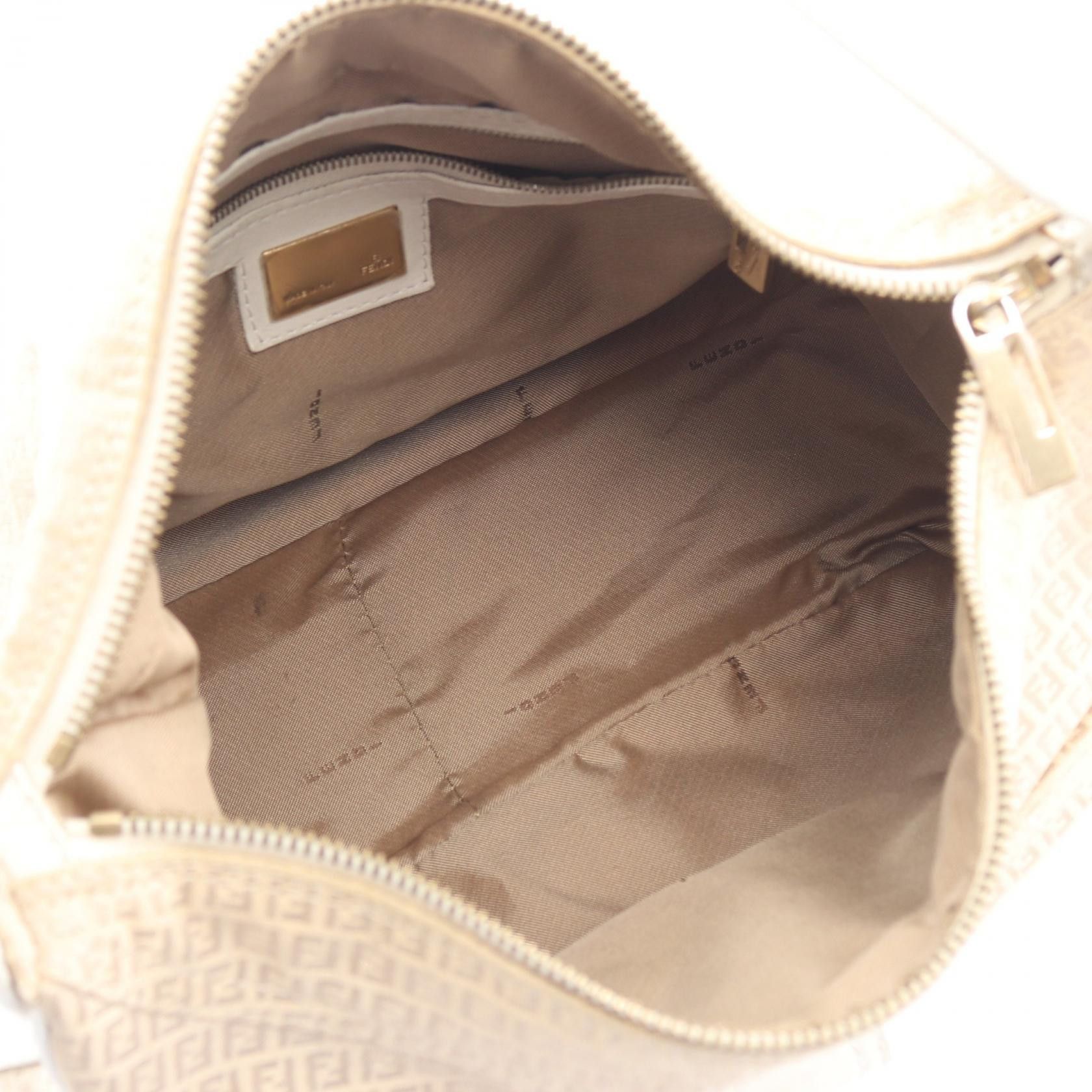 Fendi Fendi Fendi MicroFF Canvas Leather Shoulder Bag Leather Shoulder Bag DUTY FREE for USA Size ONE SIZE - 3 Thumbnail