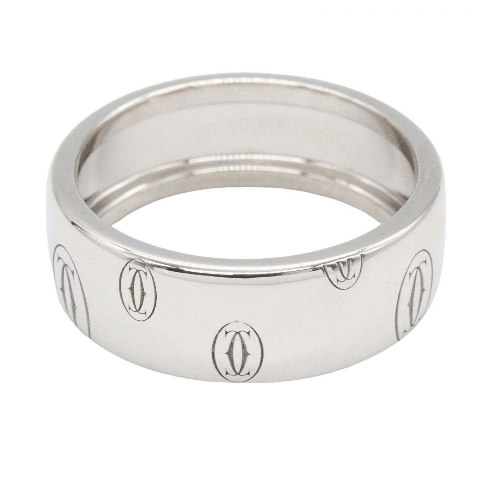 Cartier Cartier Cartier Happy Birthday Au750 White Gold Ring Size 21 Precious Metal Ring DUTY FREE for USA Size ONE SIZE - 3 Thumbnail