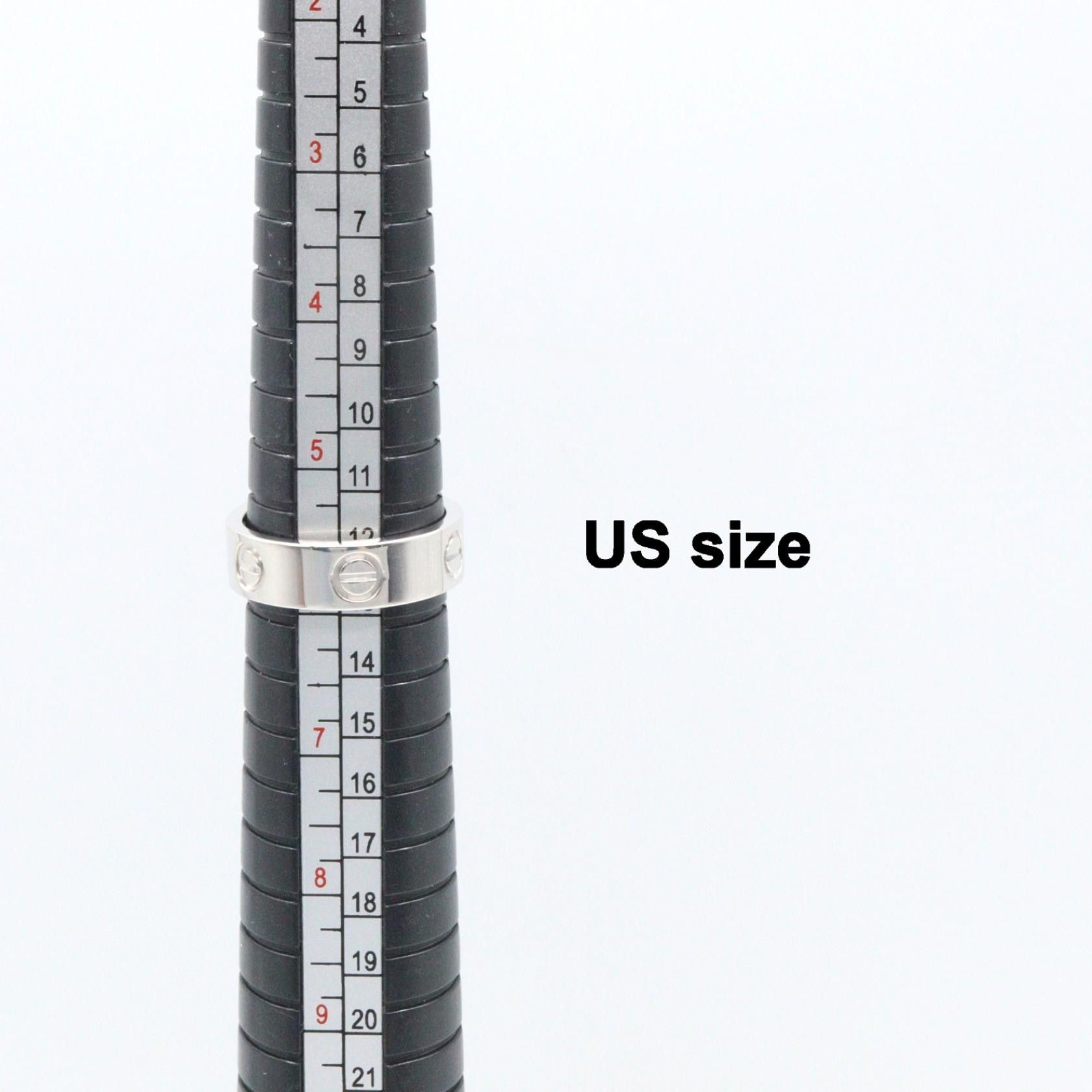 Cartier Cartier Cartier Love Au750 White Gold Ring Size 52 Precious Metal Ring DUTY FREE for USA Size ONE SIZE - 5 Thumbnail
