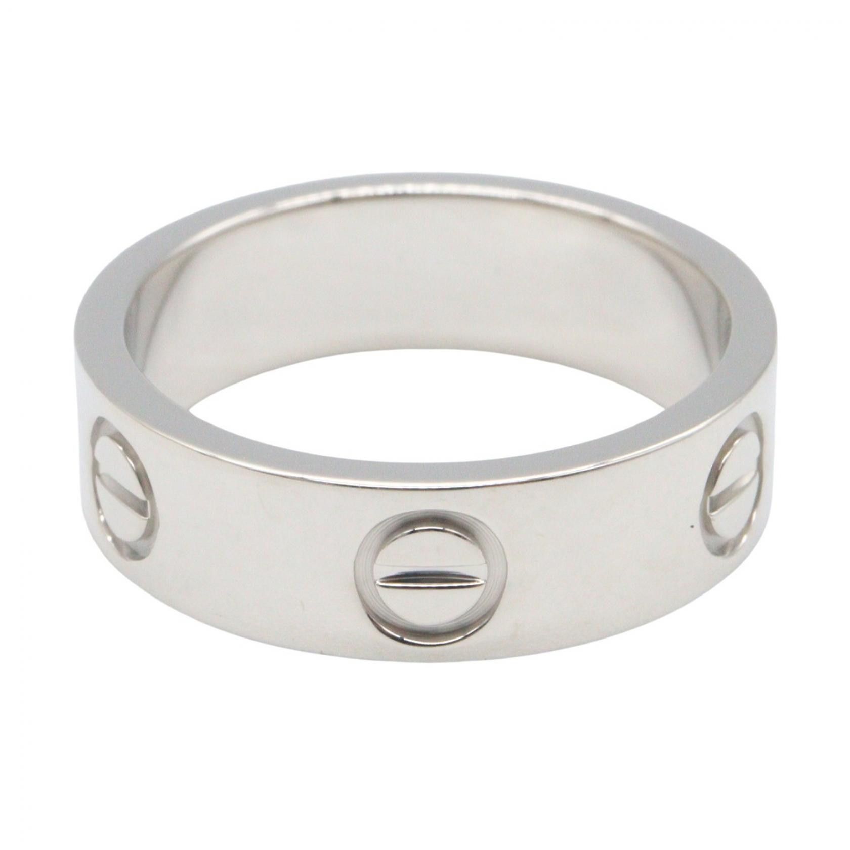 Cartier Cartier Cartier Love Au750 White Gold Ring Size 52 Precious Metal Ring DUTY FREE for USA Size ONE SIZE - 2 Thumbnail