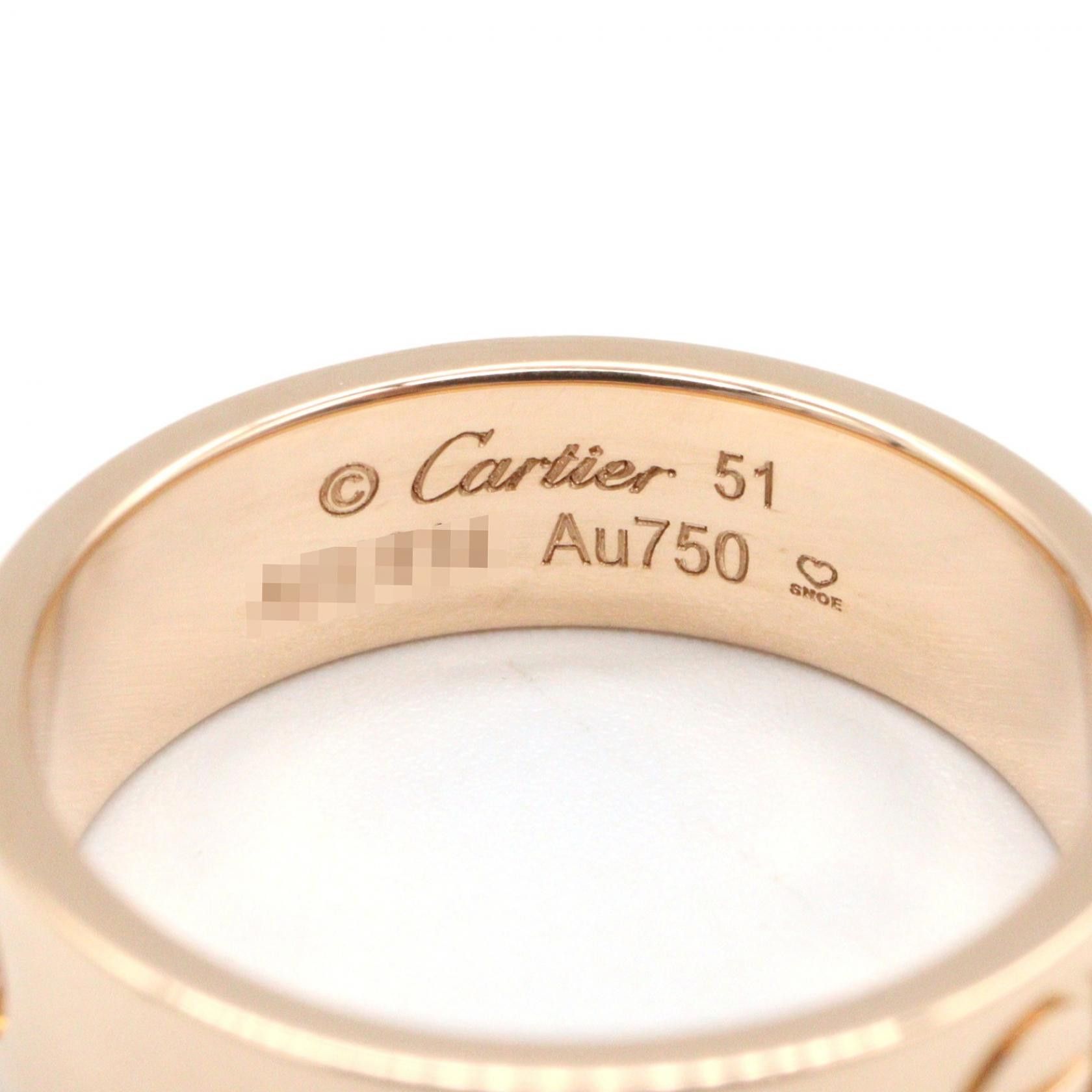 Cartier Cartier Cartier Love Au750 Ring Size 10 Precious Metal Ring DUTY FREE for USA Size ONE SIZE - 3 Thumbnail