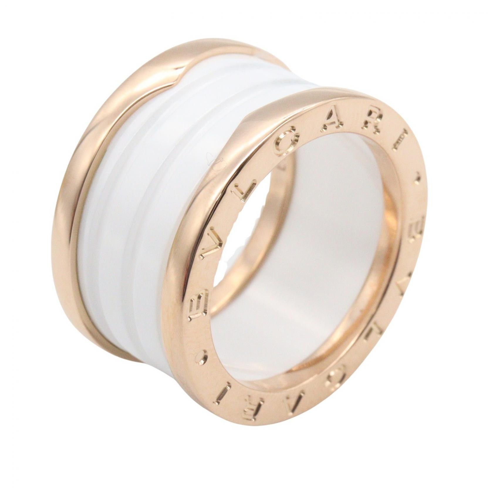 Bvlgari Bvlgari BVLGARI B-zero1 Au750 Ceramic 4 Band Ring Size 52 Precious Metal Ring DUTY FREE for USA Size ONE SIZE - 3 Thumbnail