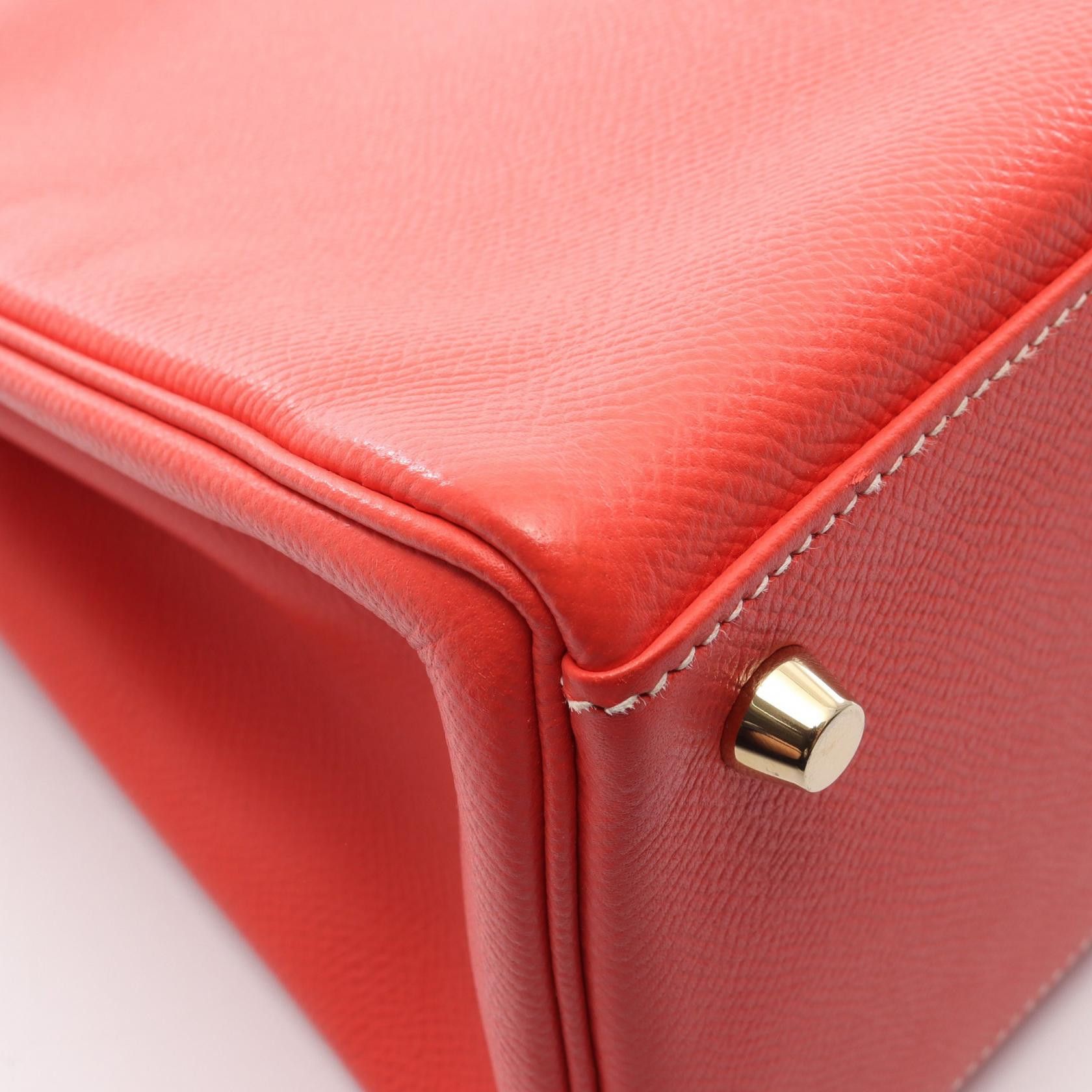 Hermes Hermes Hermes Kelly35 Leather Handbag Leather Handbag Stamp P (2012) DUTY FREE for USA Size ONE SIZE - 7 Thumbnail