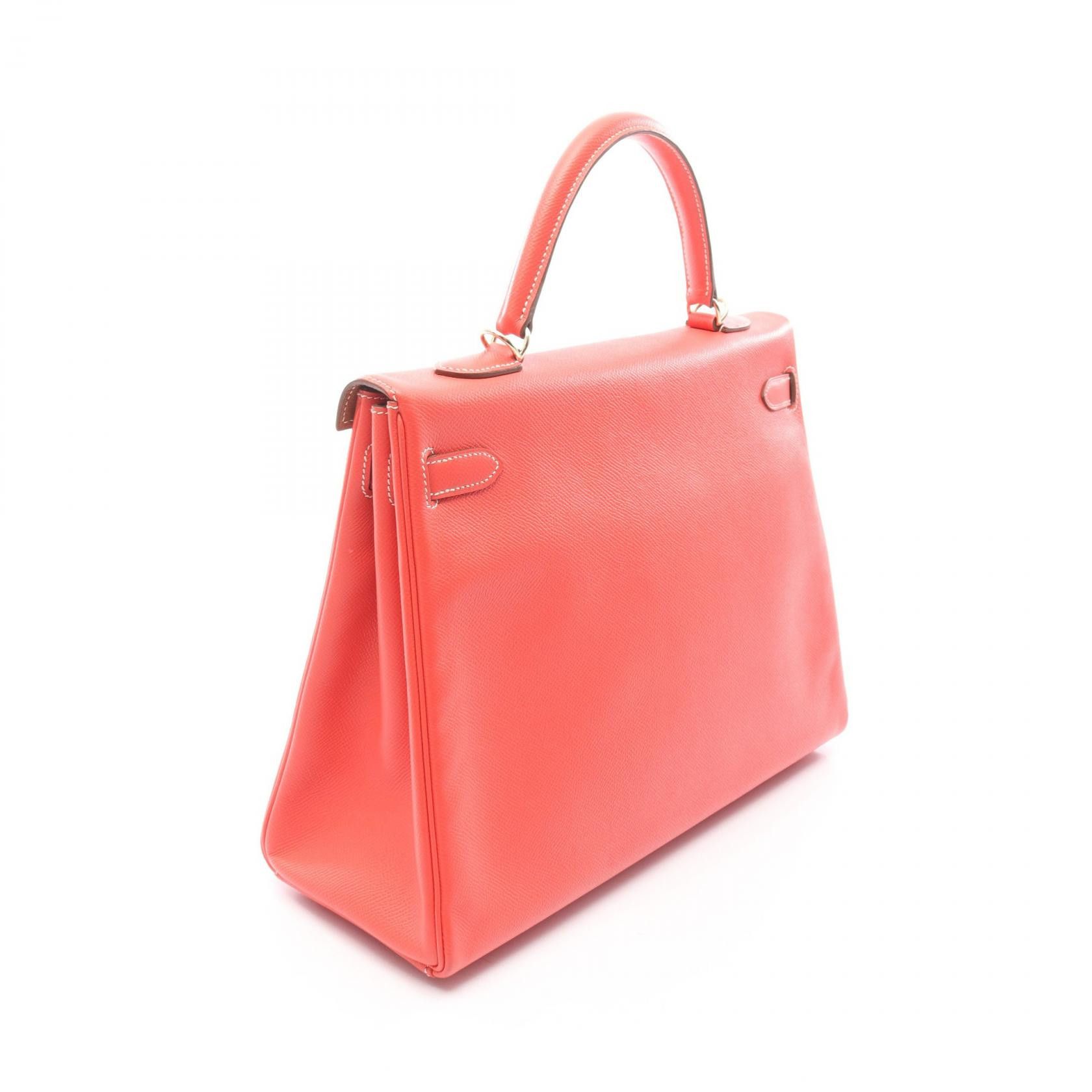 Hermes Hermes Hermes Kelly35 Leather Handbag Leather Handbag Stamp P (2012) DUTY FREE for USA Size ONE SIZE - 2 Thumbnail