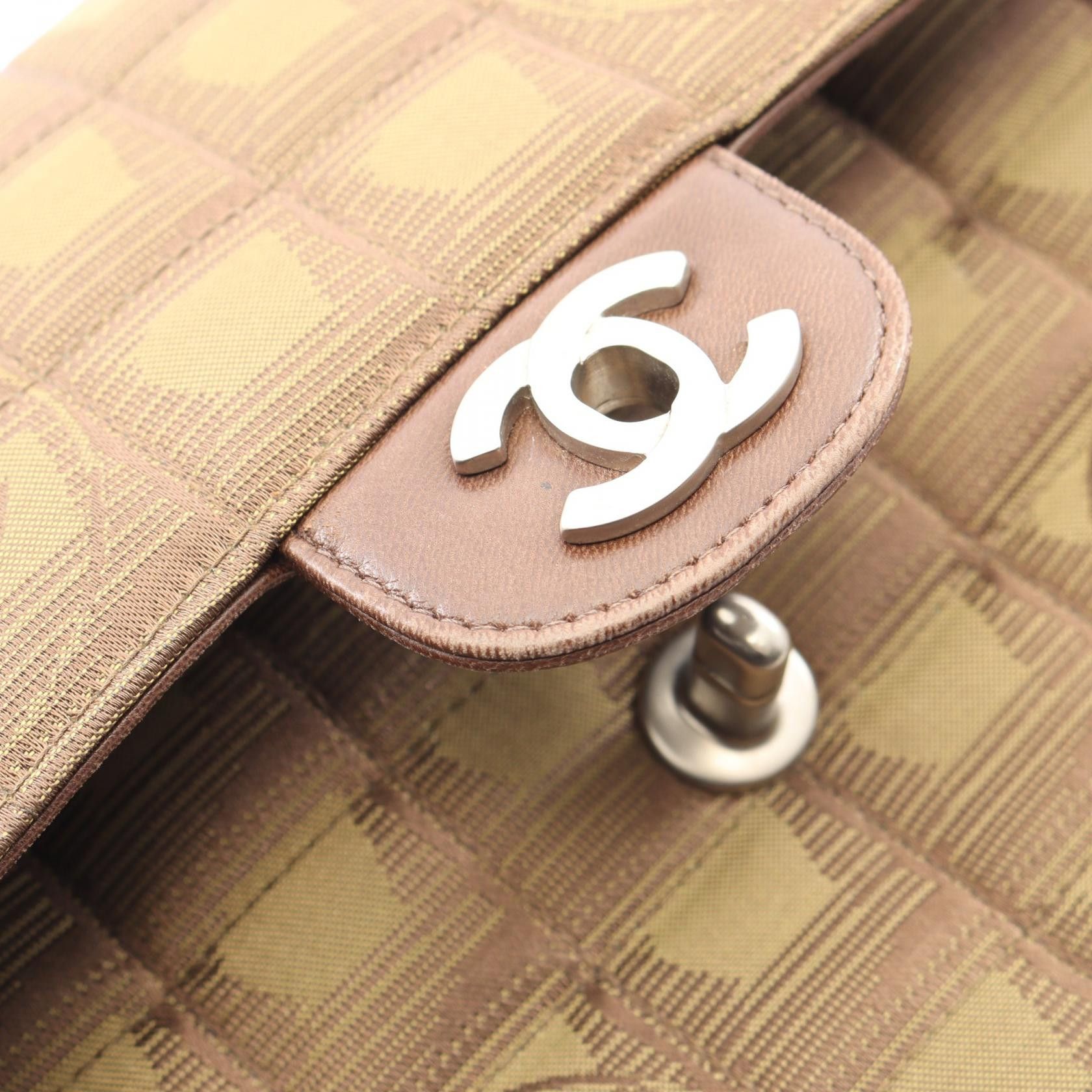 Chanel Chanel Chanel New Travel Line Leather Nylon Canvas Shoulder Bag Textile Shoulder Bag A15285 DUTY FREE for USA Size ONE SIZE - 9 Thumbnail