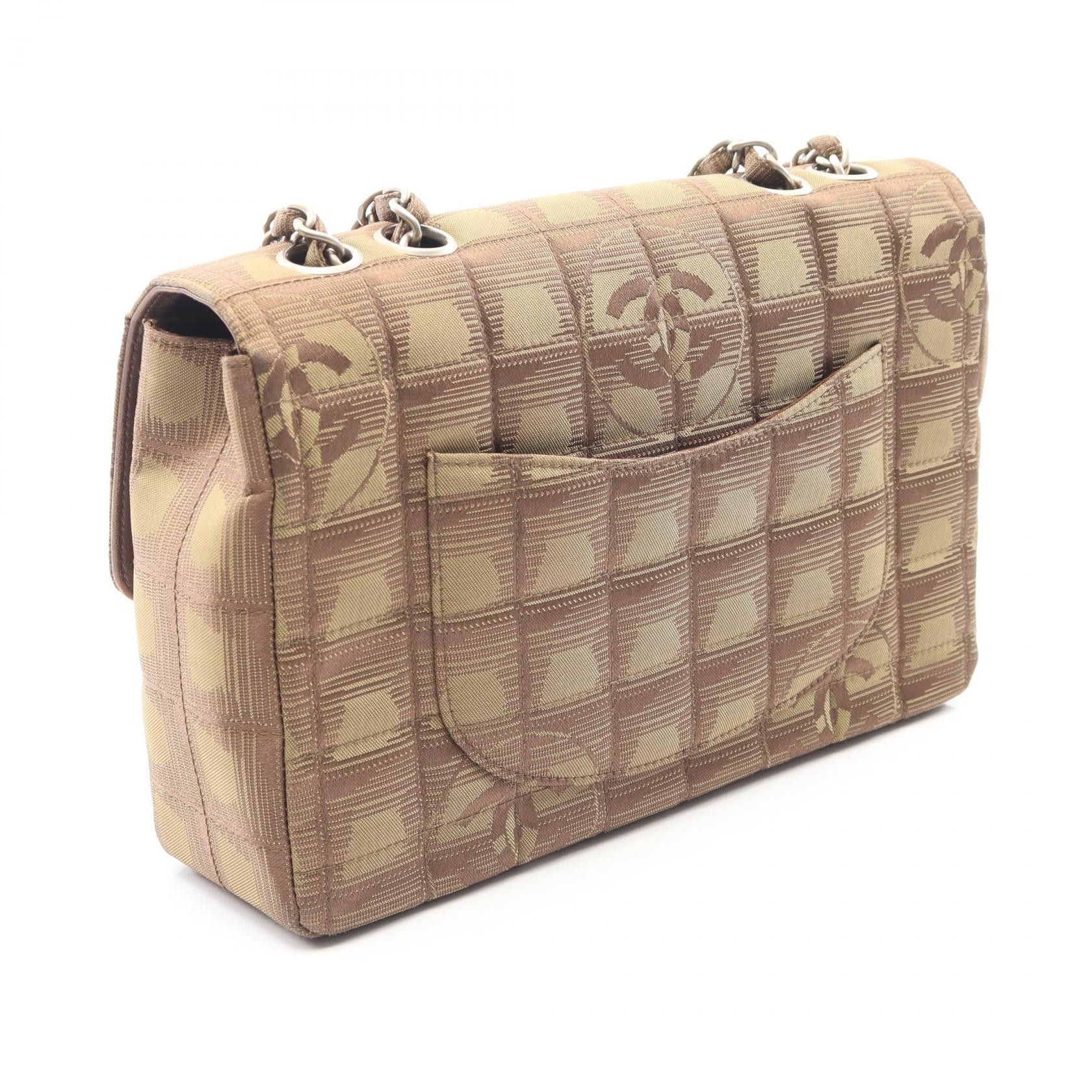 Chanel Chanel Chanel New Travel Line Leather Nylon Canvas Shoulder Bag Textile Shoulder Bag A15285 DUTY FREE for USA Size ONE SIZE - 2 Thumbnail
