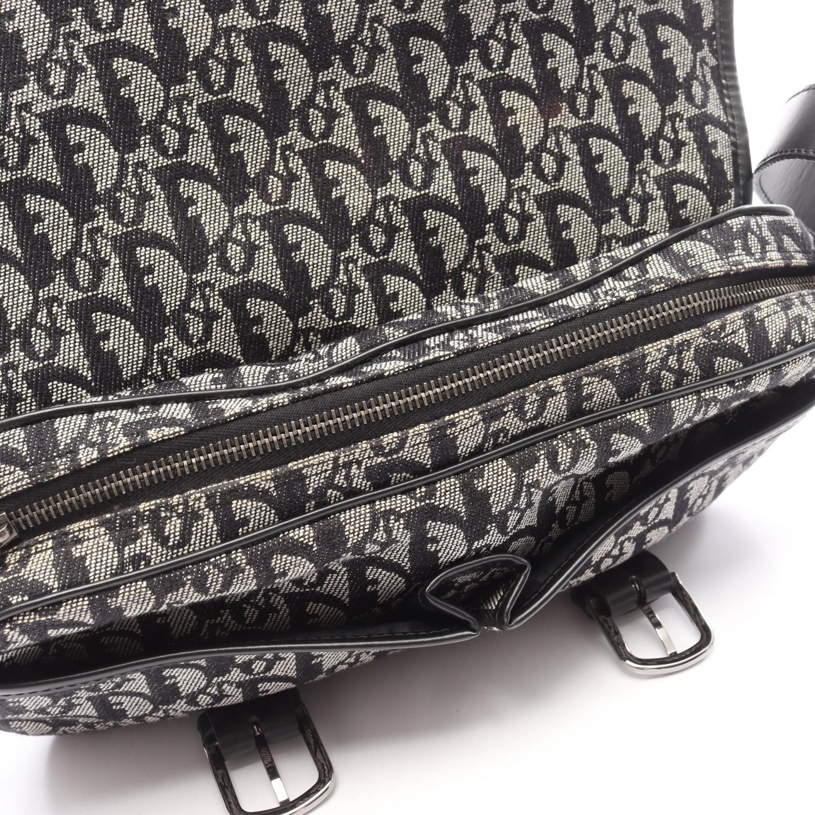 Dior Dior Dior Trotter Canvas Leather Shoulder Bag Textile Shoulder Bag DUTY FREE for USA Size ONE SIZE - 6 Thumbnail
