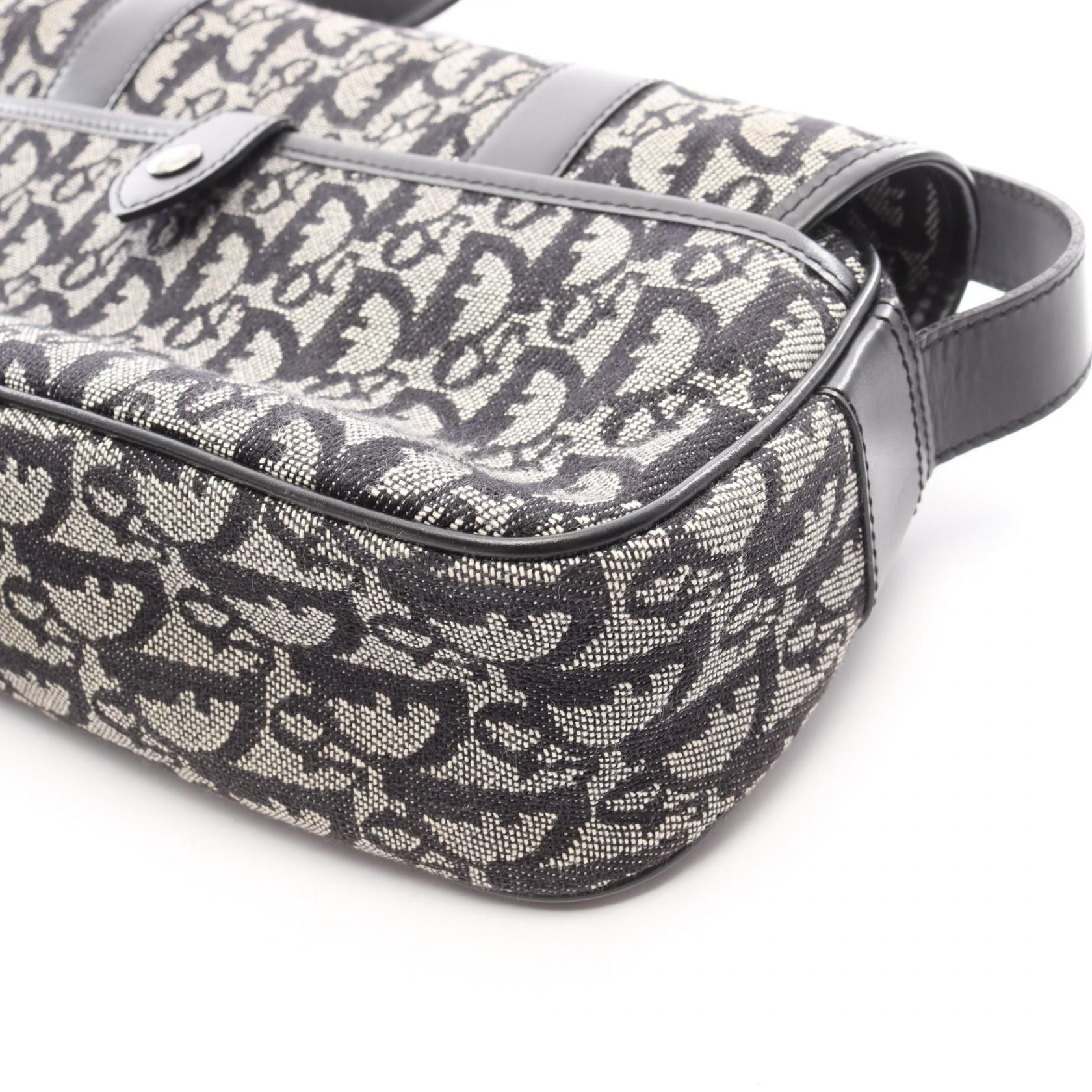 Dior Dior Dior Trotter Canvas Leather Shoulder Bag Textile Shoulder Bag DUTY FREE for USA Size ONE SIZE - 8 Thumbnail